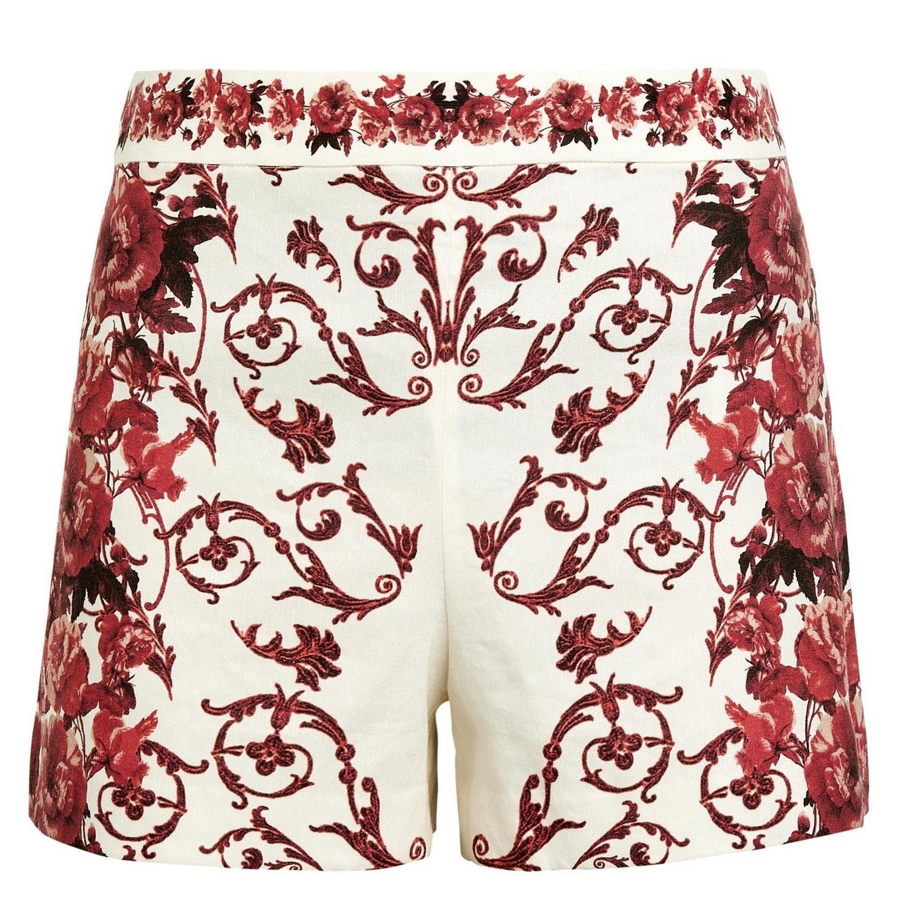Alice And Olivia Hera Hr Back Zip Shorts