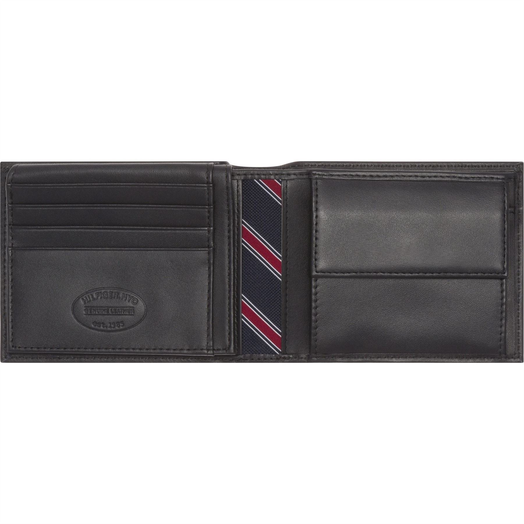 Tommy Hilfiger Flap And Coin Pocket Leather Wallet