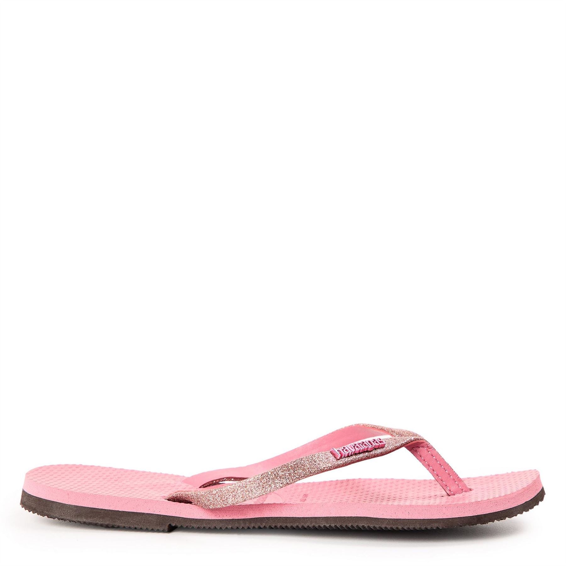 Havaianas Kids Glitter Velvet Rose Flip Flops