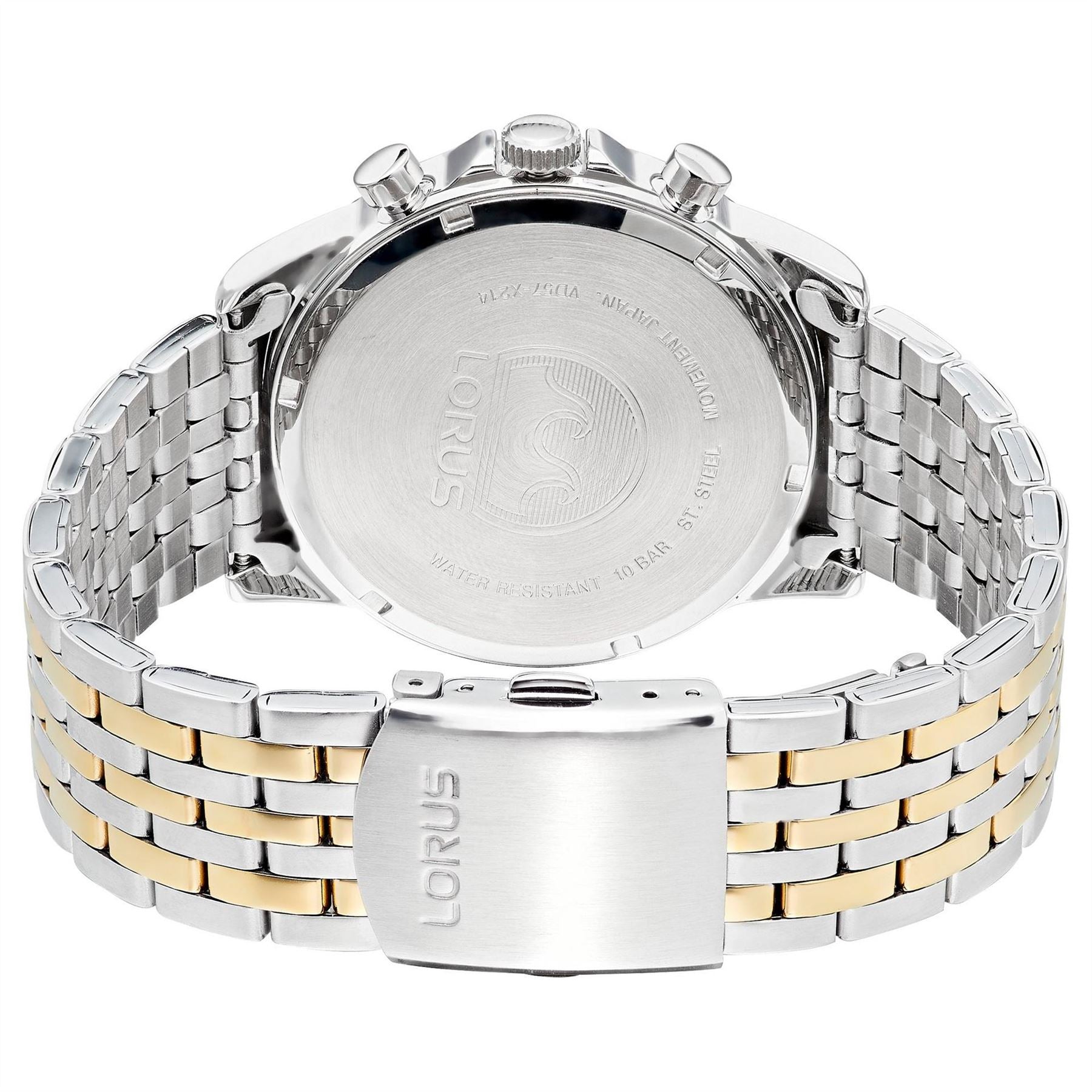 Lorus Chronograph Steel Bracelet Analogue Watch