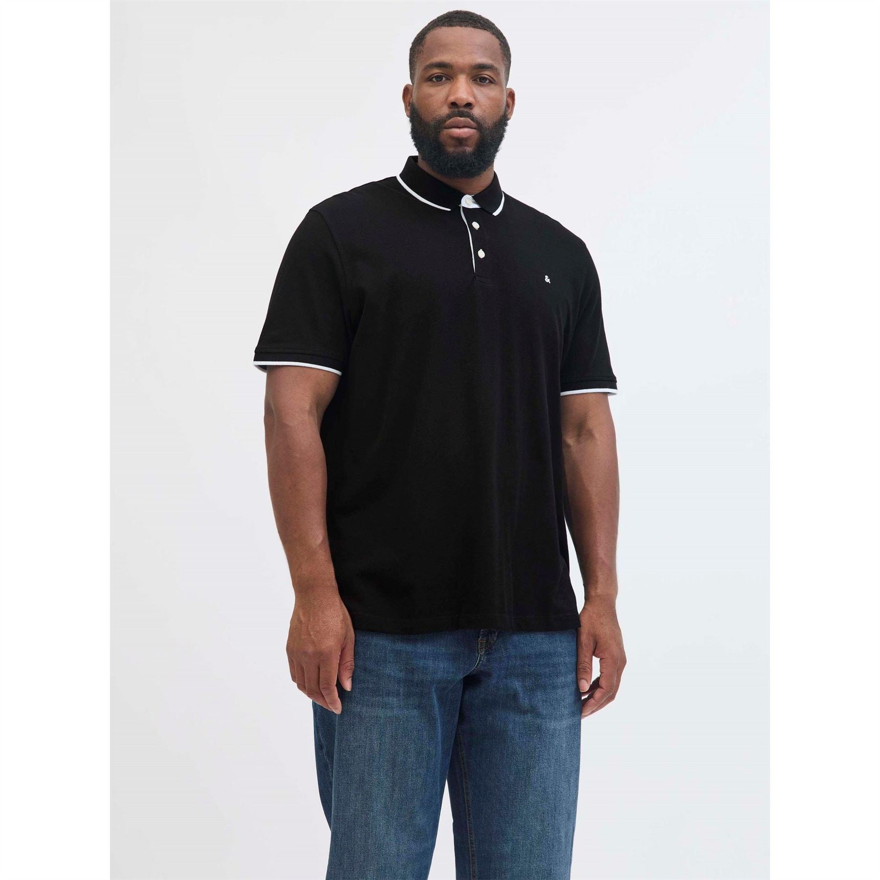 Jack and Jones Paulos Regular Fit Collared Short Sleeve Polo Shirt