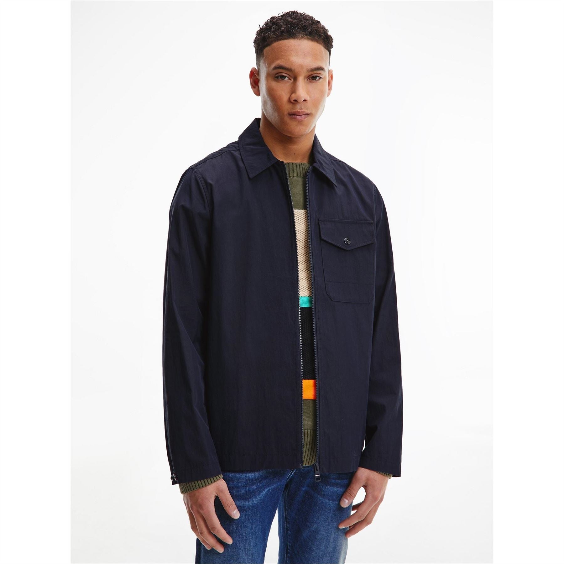 Tommy Hilfiger  Long Sleeve Zip Overshirt