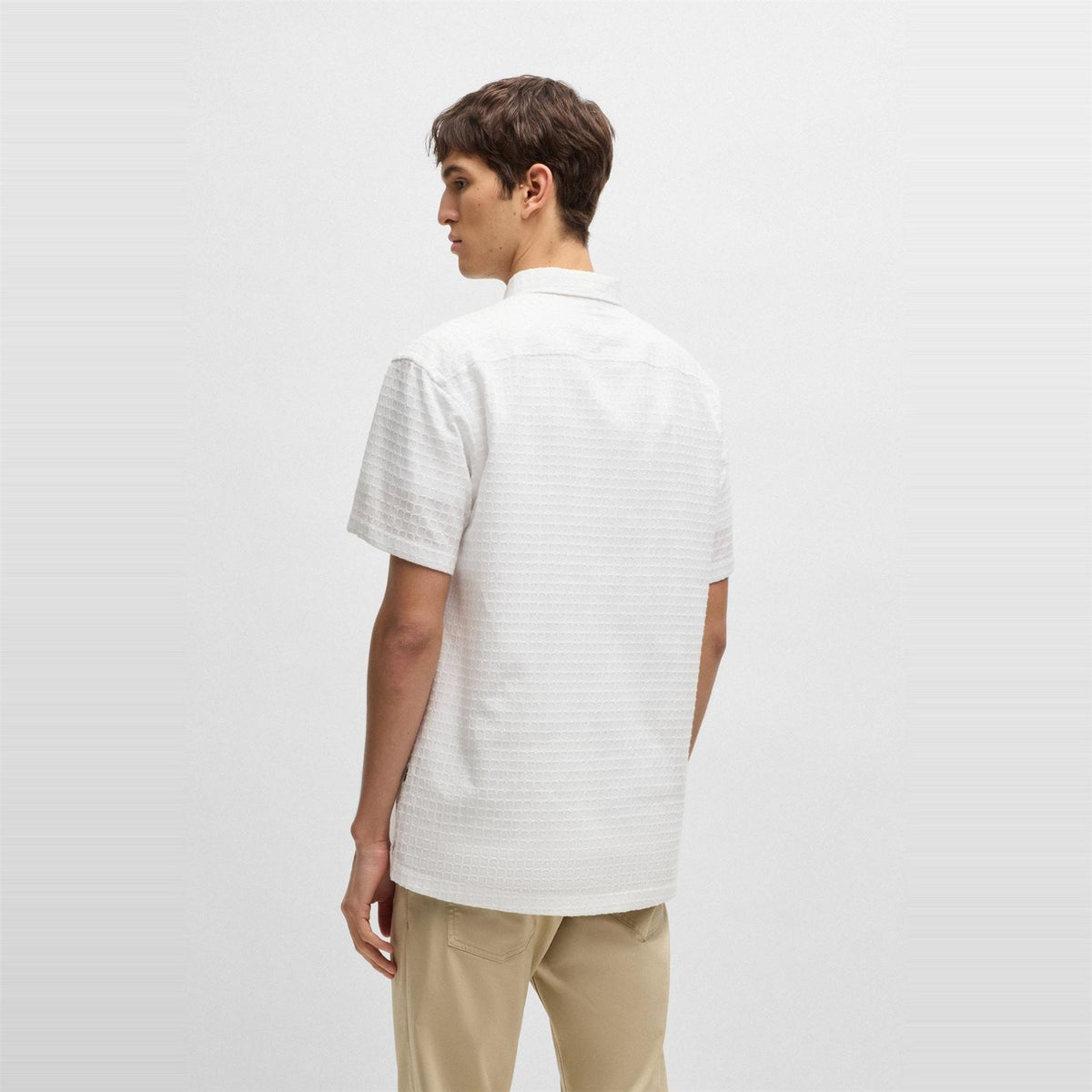 Boss Hbb C Cory Plain Short Sleeve Shirt