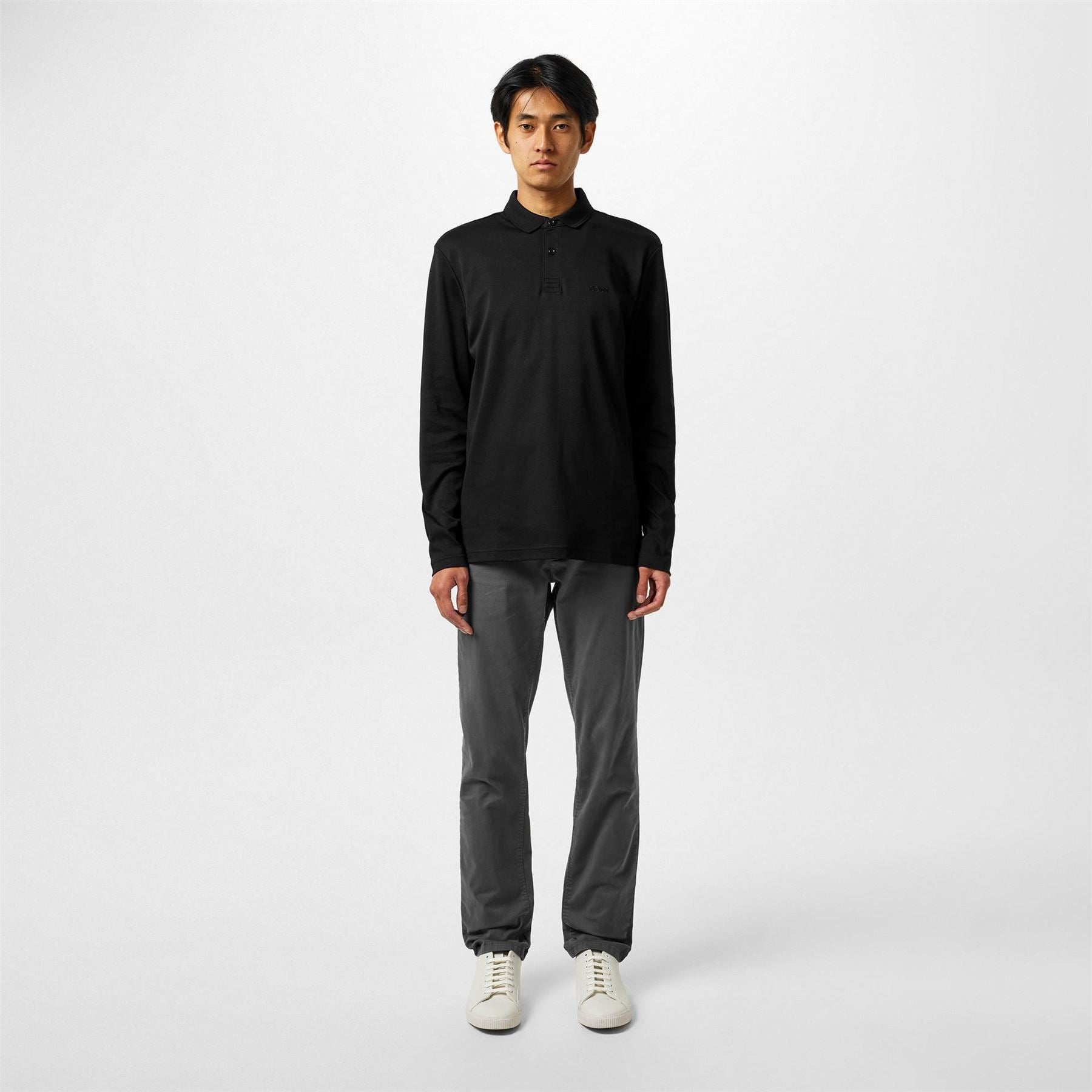 Boss Pirol Long Sleeve Polo Shirt, Timeless Design