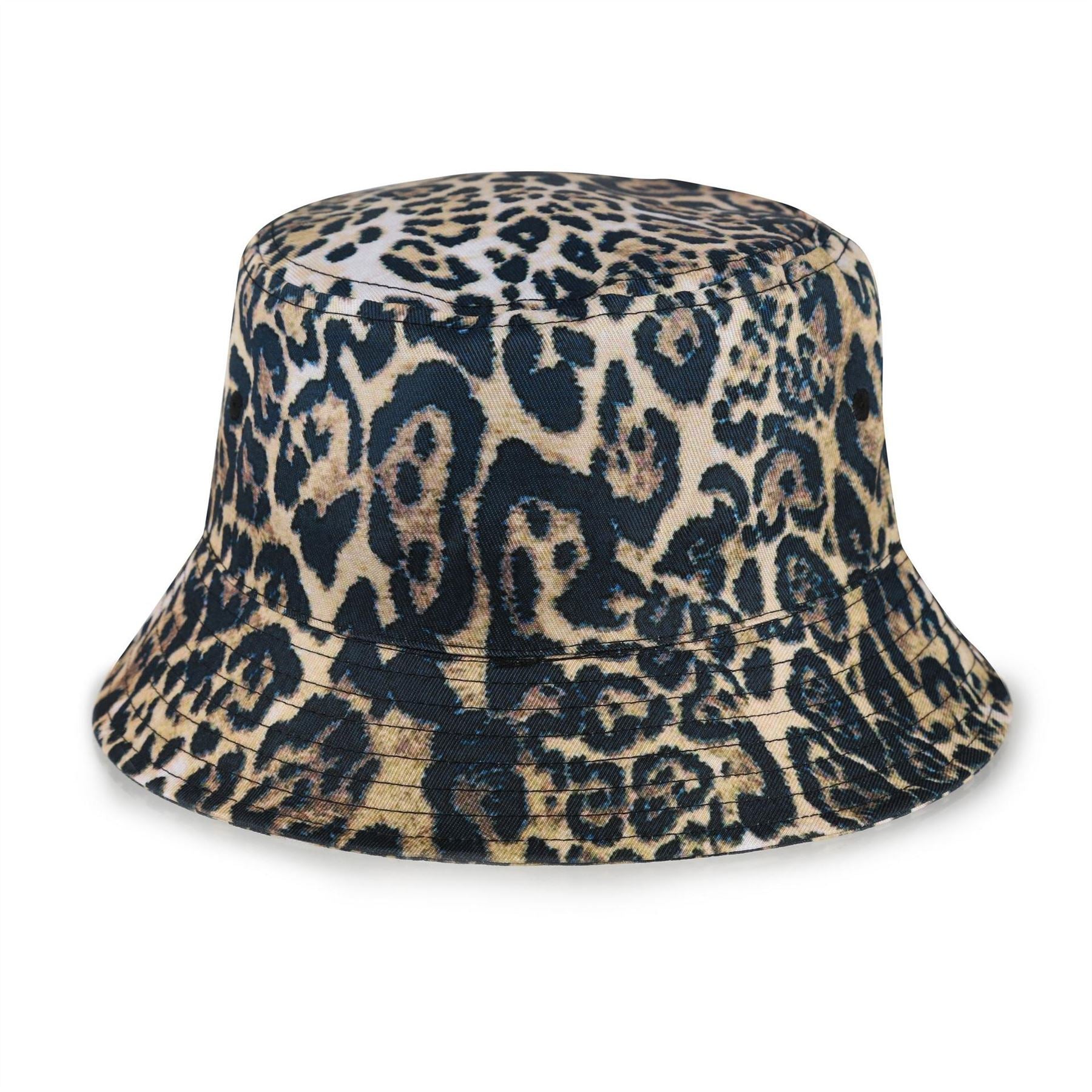 Spiral All Around Brim Panel Construction Bucket Hat