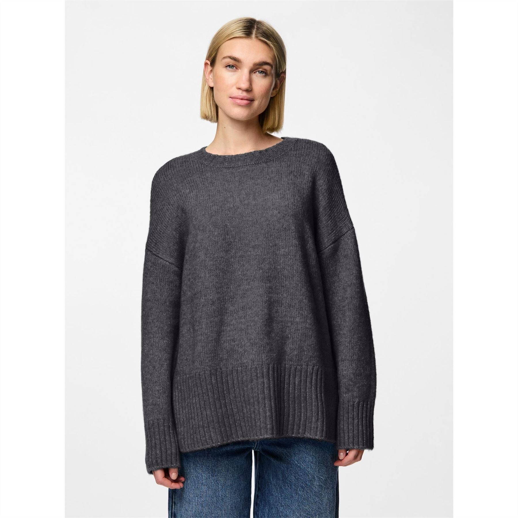 Pieces Oversize Fit Drop Shoulder Sweatshirt