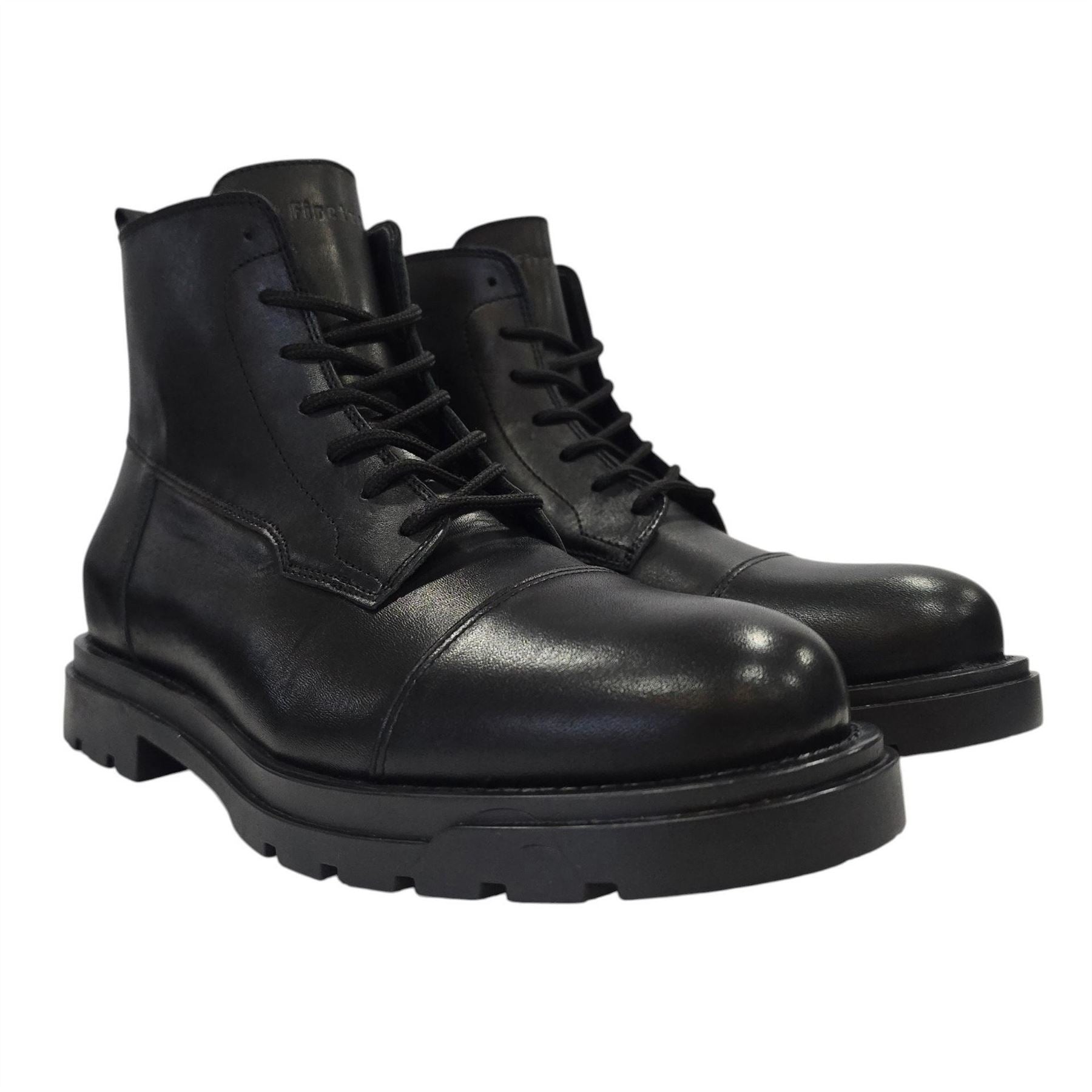 Firetrap Albon Leather Ankle Lace Up Hiker Rugged Boots