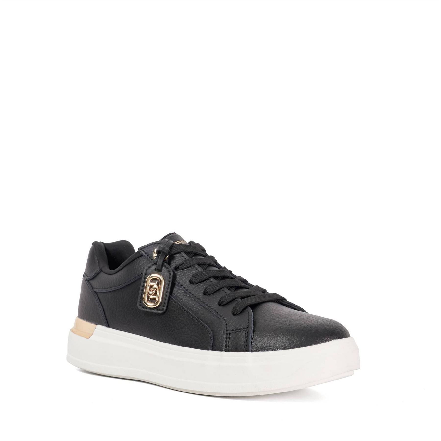 Dune London Ekino Lace Up Platform Trainers