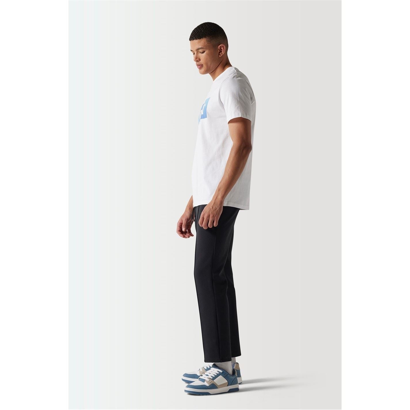 11 Degrees Gradient Graphic T-Shirt   White