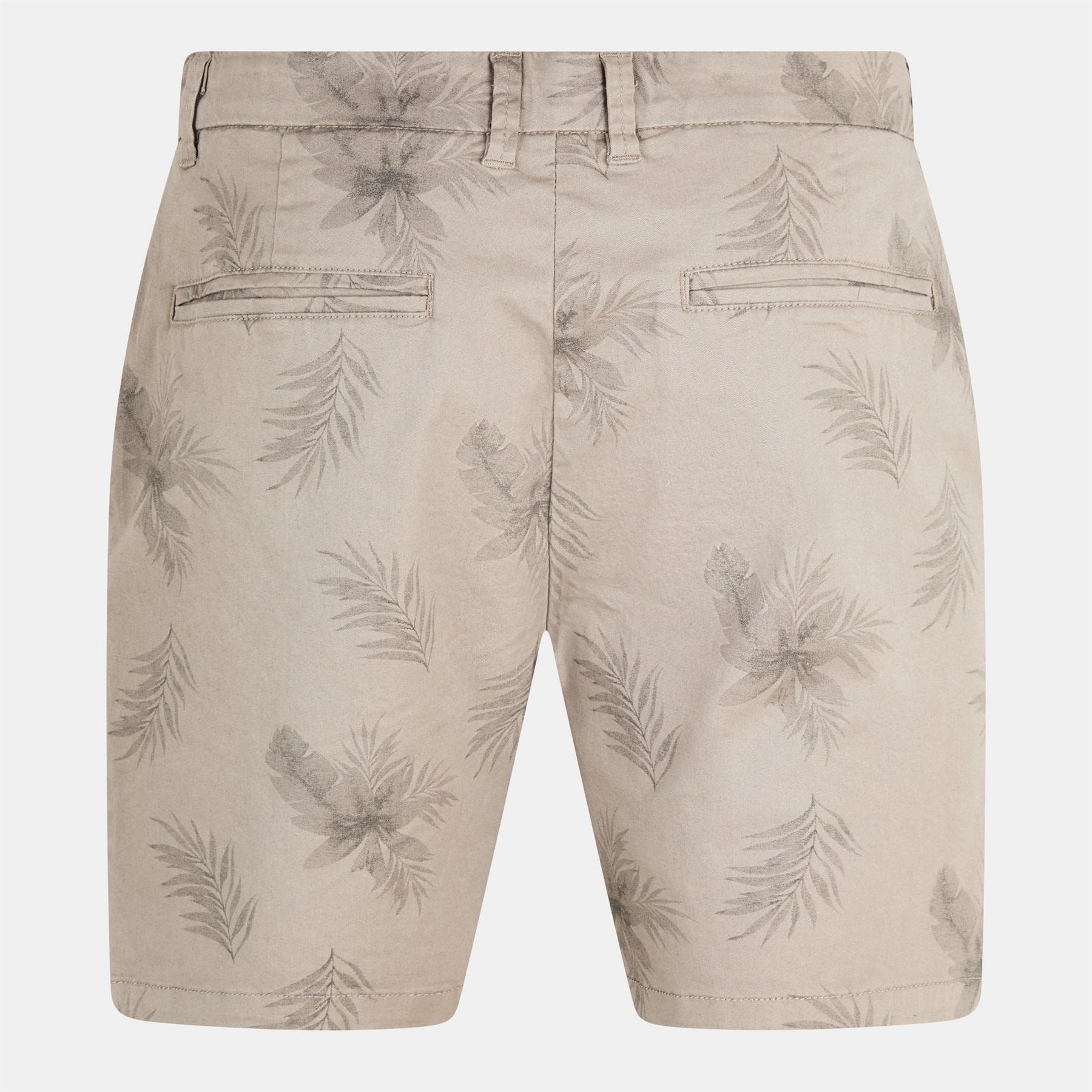 Brave Soul Shorts With Leaf Print