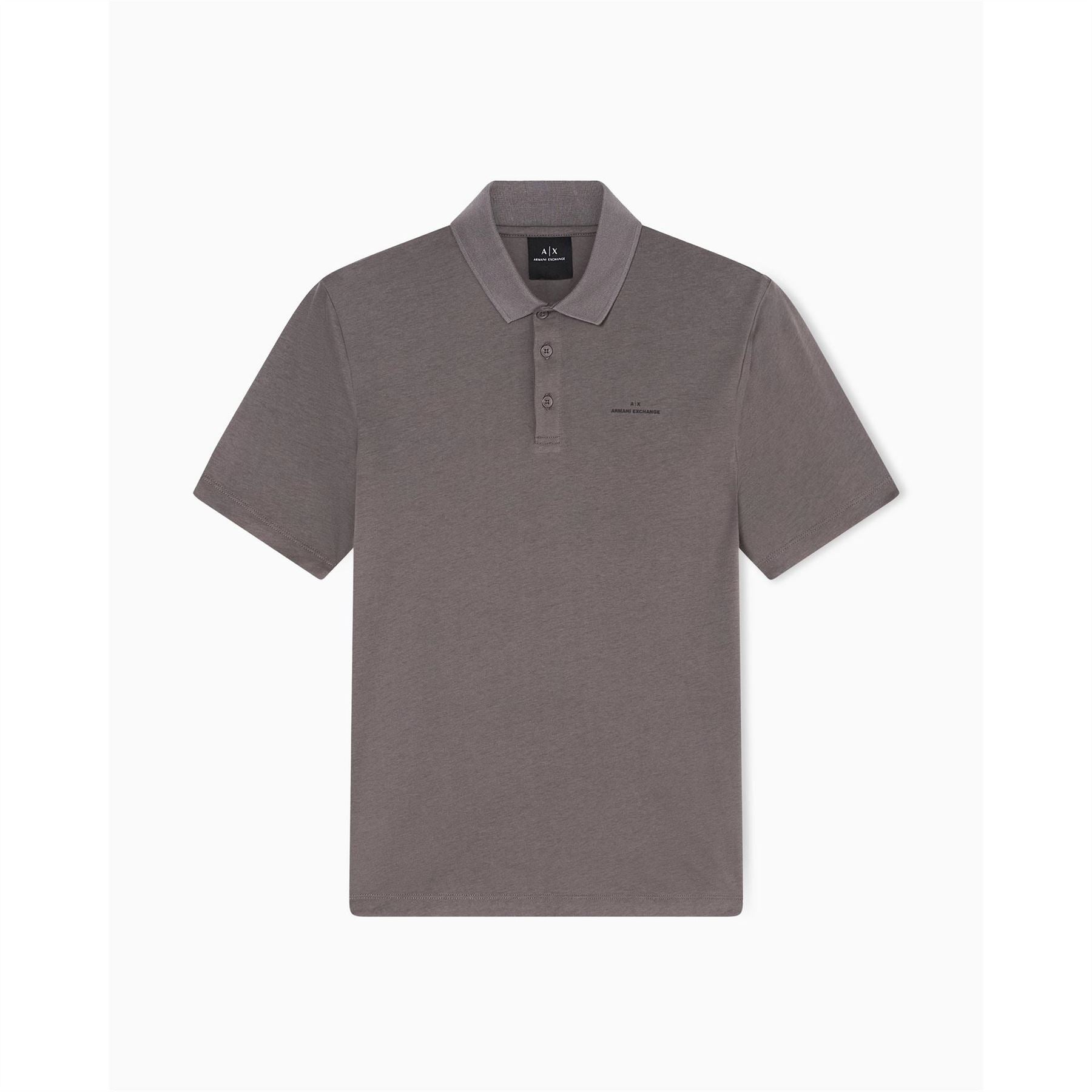 Armani Exchange Exchange Collared Neck Short Sleeve Polo Shirt