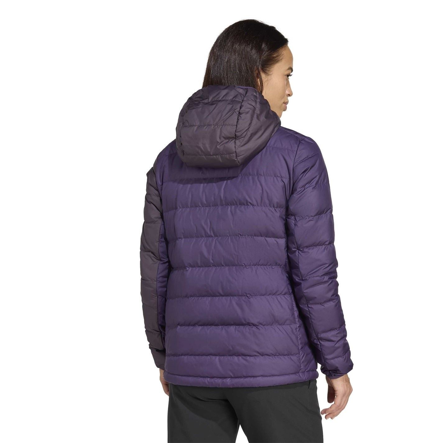 adidas Womens Terrex Multi Light Down Climawarm Hooded Jacket