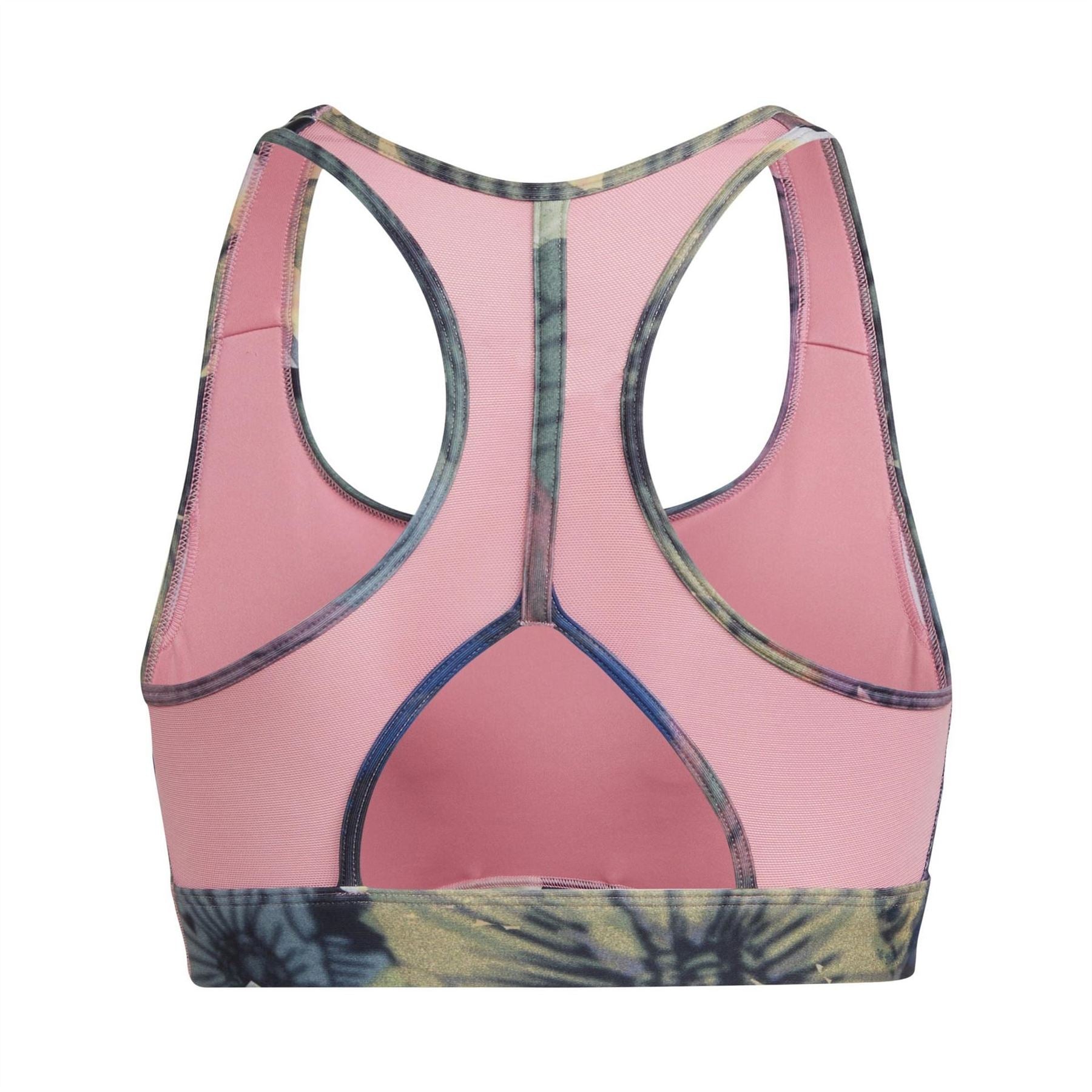 adidas Powerreact Training Medium Support Allover Print Bra