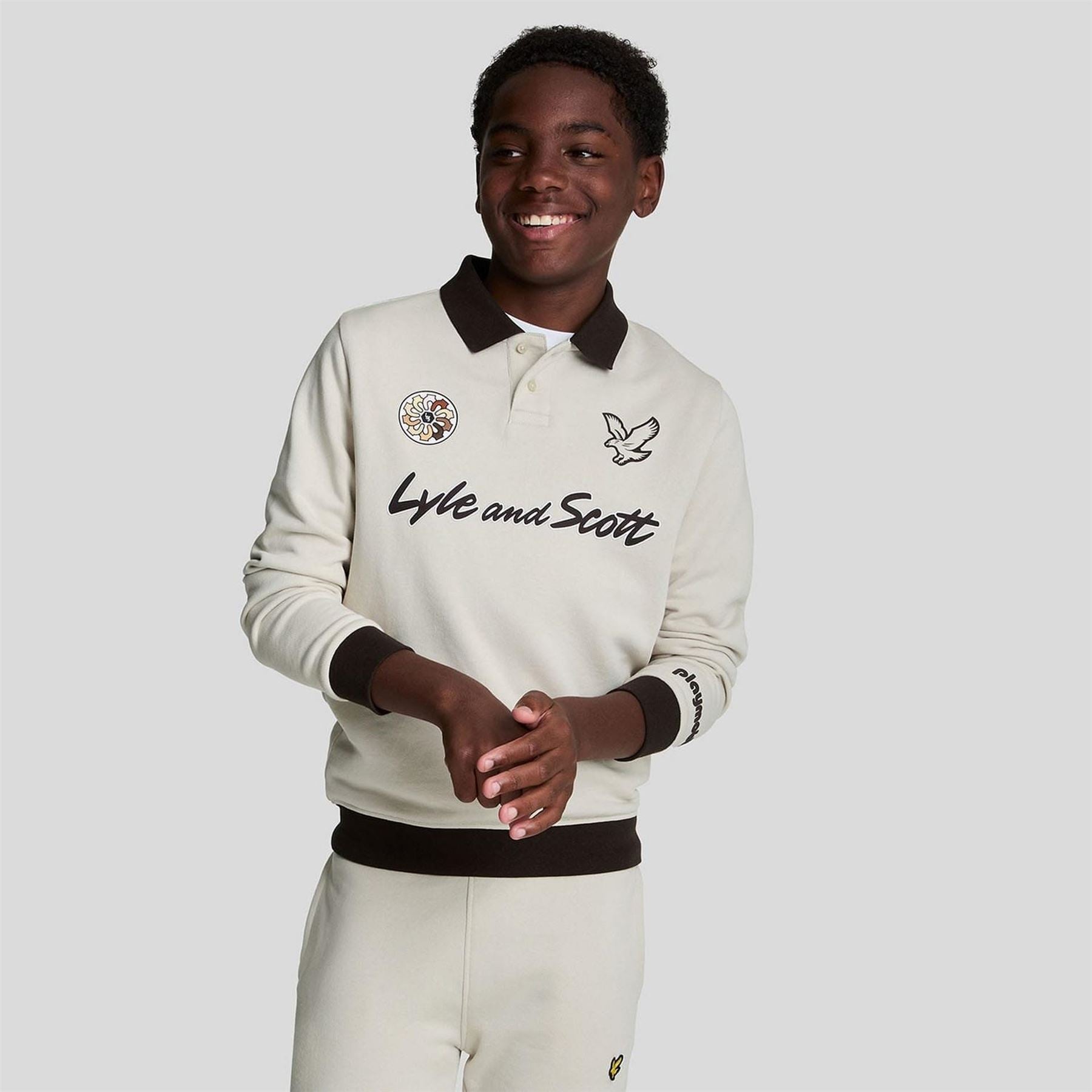 Lyle and Scott Collared Sweatshirt