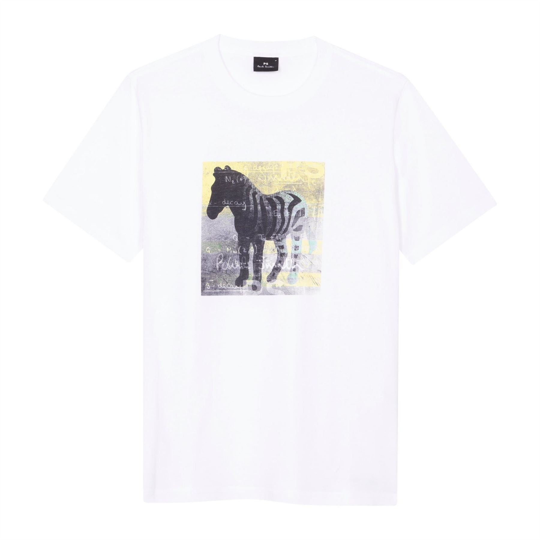 PS Paul Smith Zebra Square Crew Neck Regular Fit T-Shirt