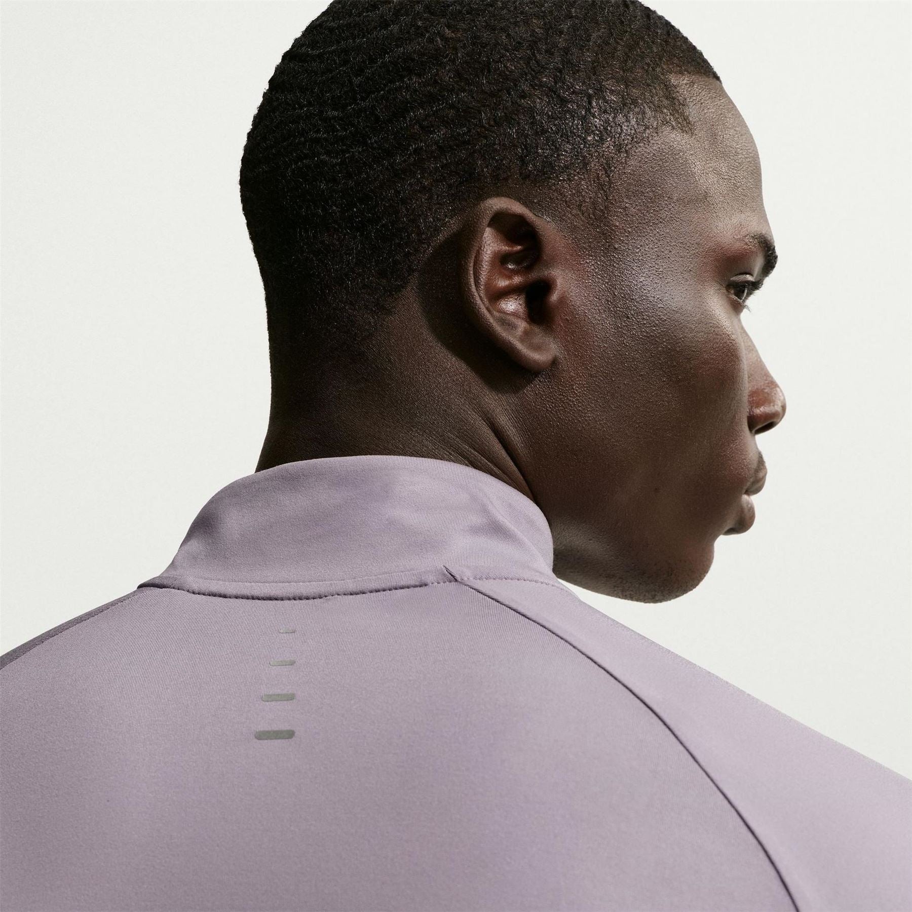 Nike Stride Zip Neck Regular Fit T-Shirt