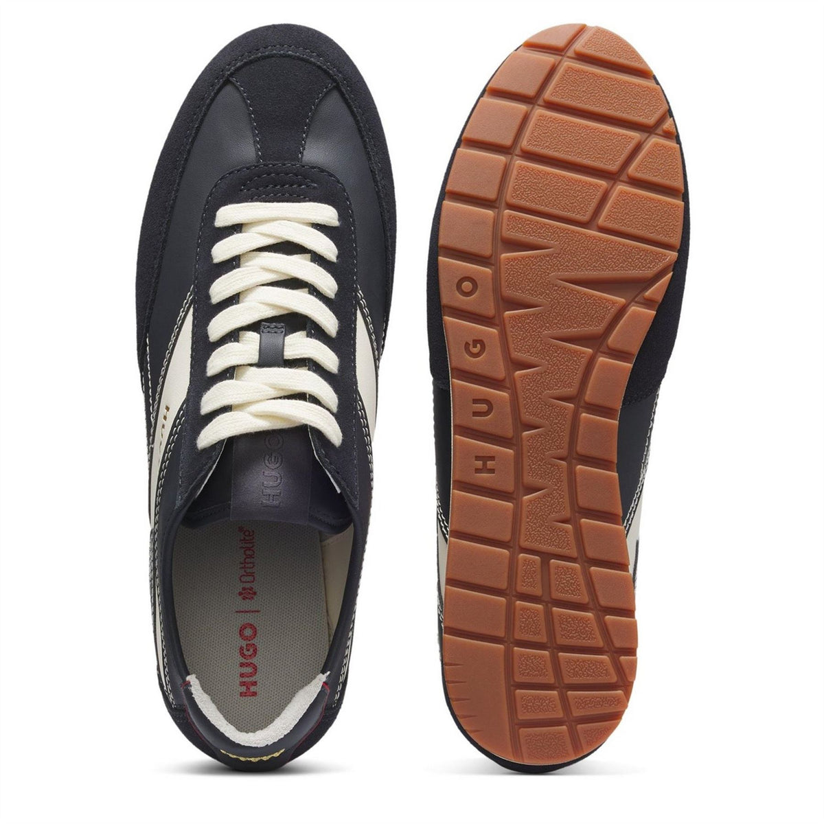 Hugo Lytton Tenn Lace-Up Flat Sneakers