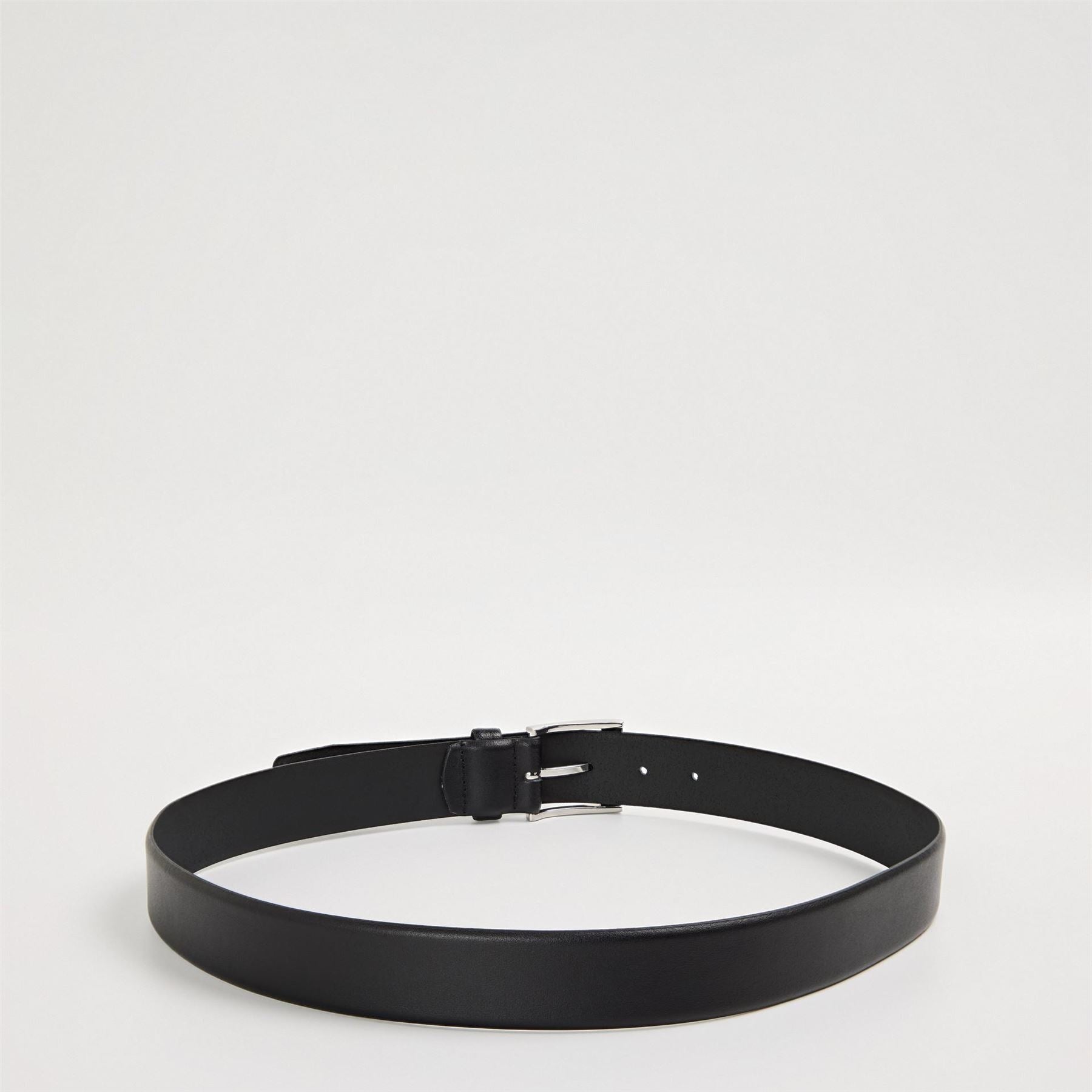 Boss Leather Belt with Metal Buckle