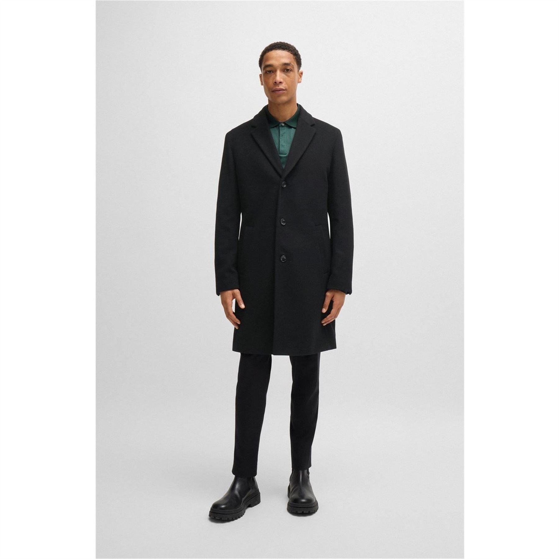 Boss Hyde Regular Fit Coat Jacket