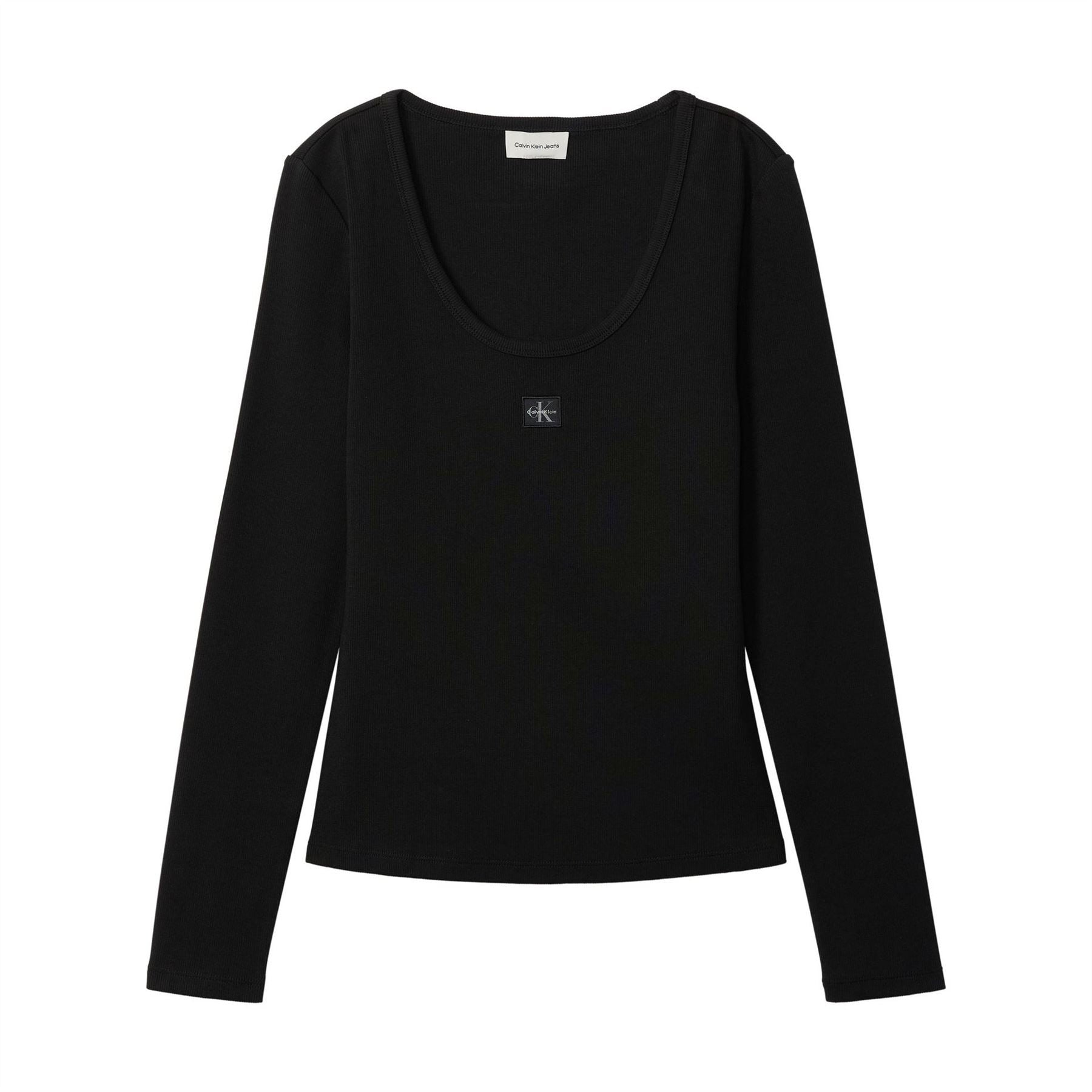Calvin Klein Jeans Wvn Ls Rib Ld64
