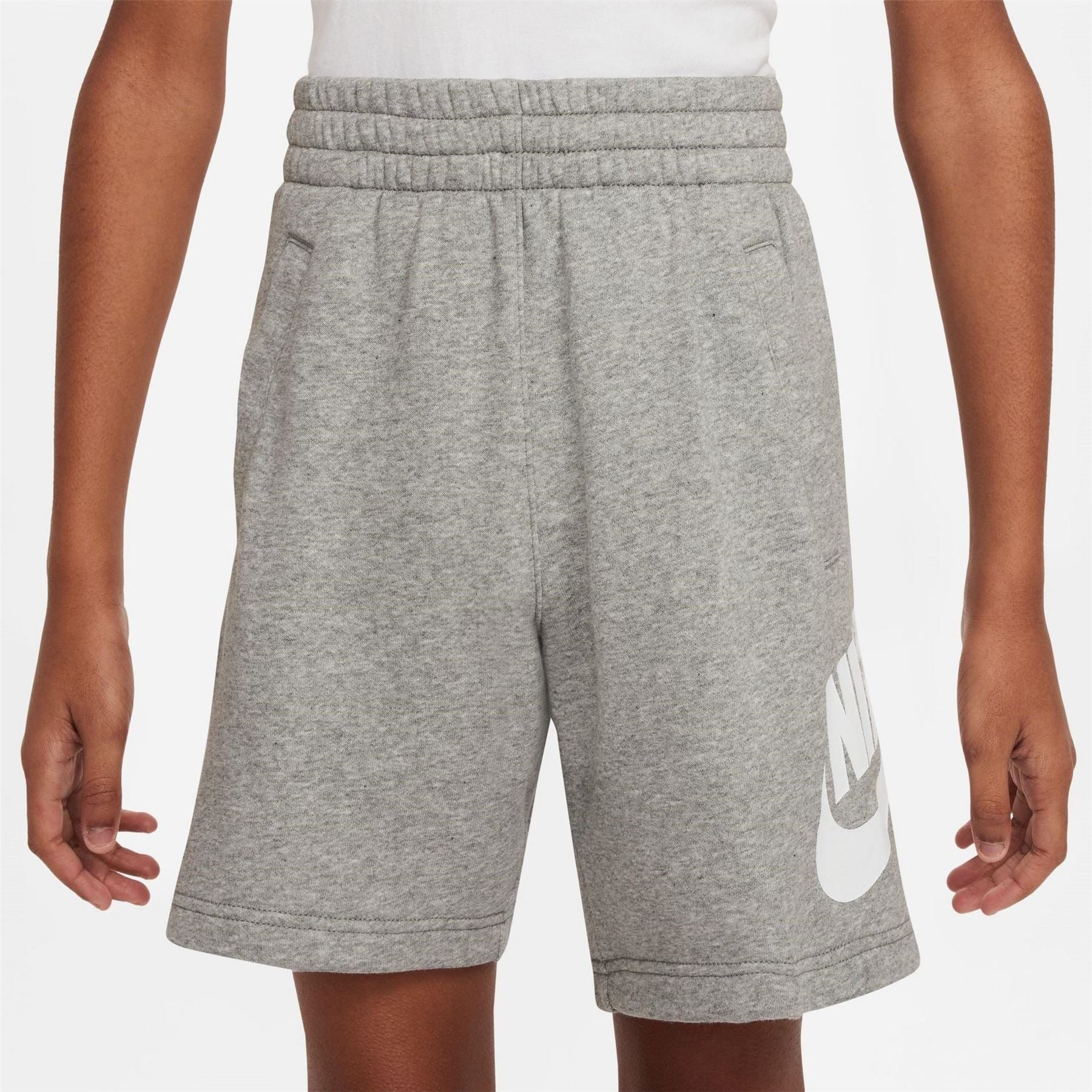 Nike Hybrid Bold Logo Sweat Shorts with Elasticated Waistband