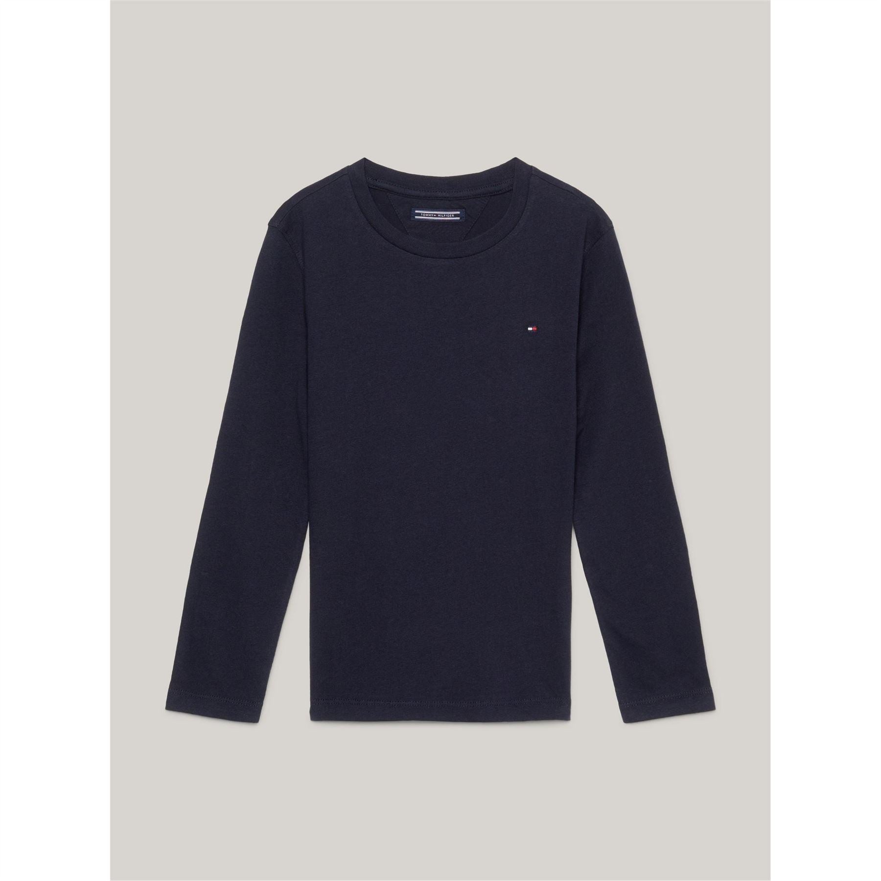 Tommy Hilfiger Crew Neck Regular Fit Long Sleeve T-Shirt