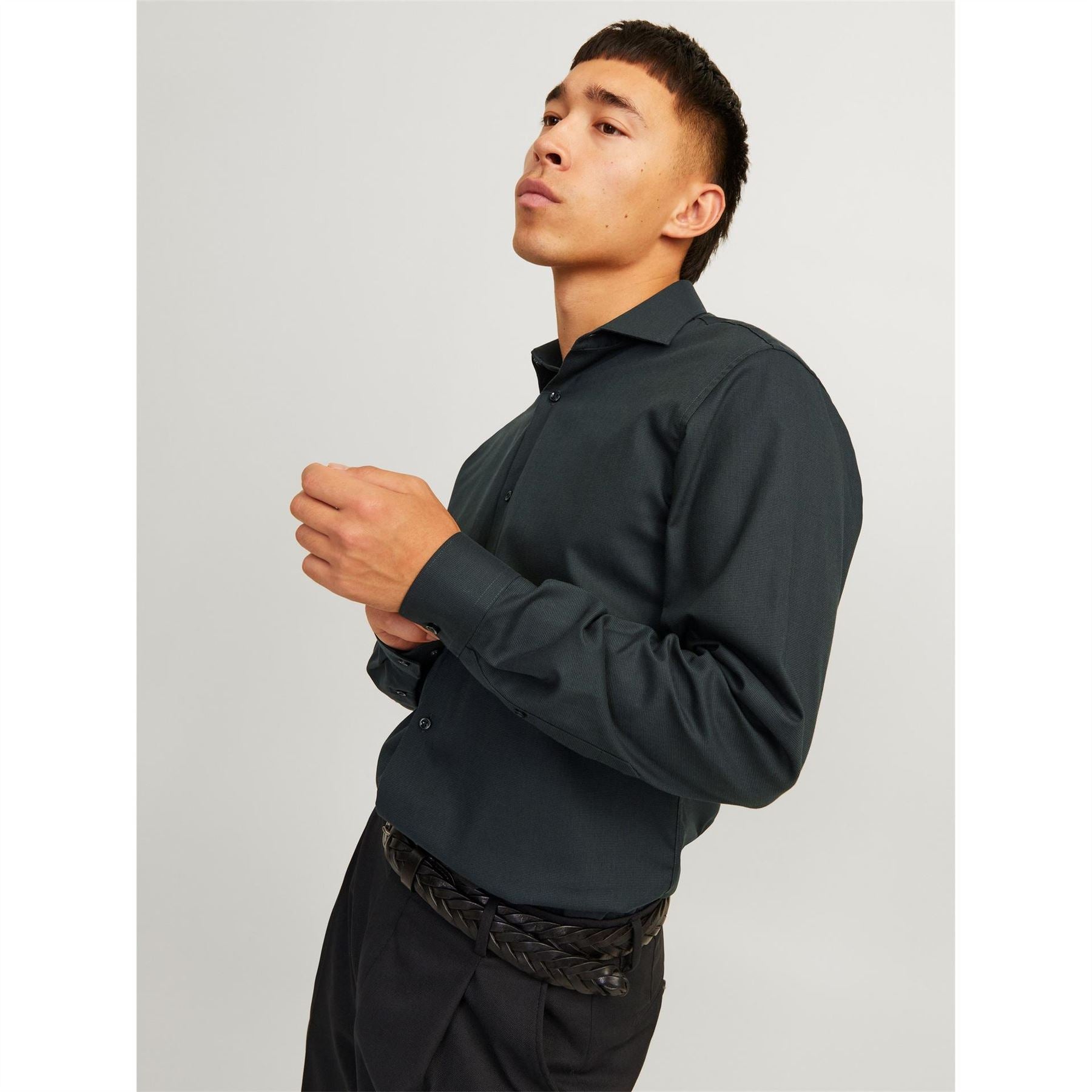 Jack and Jones Slim Fit Long Sleeve Parker Shirt