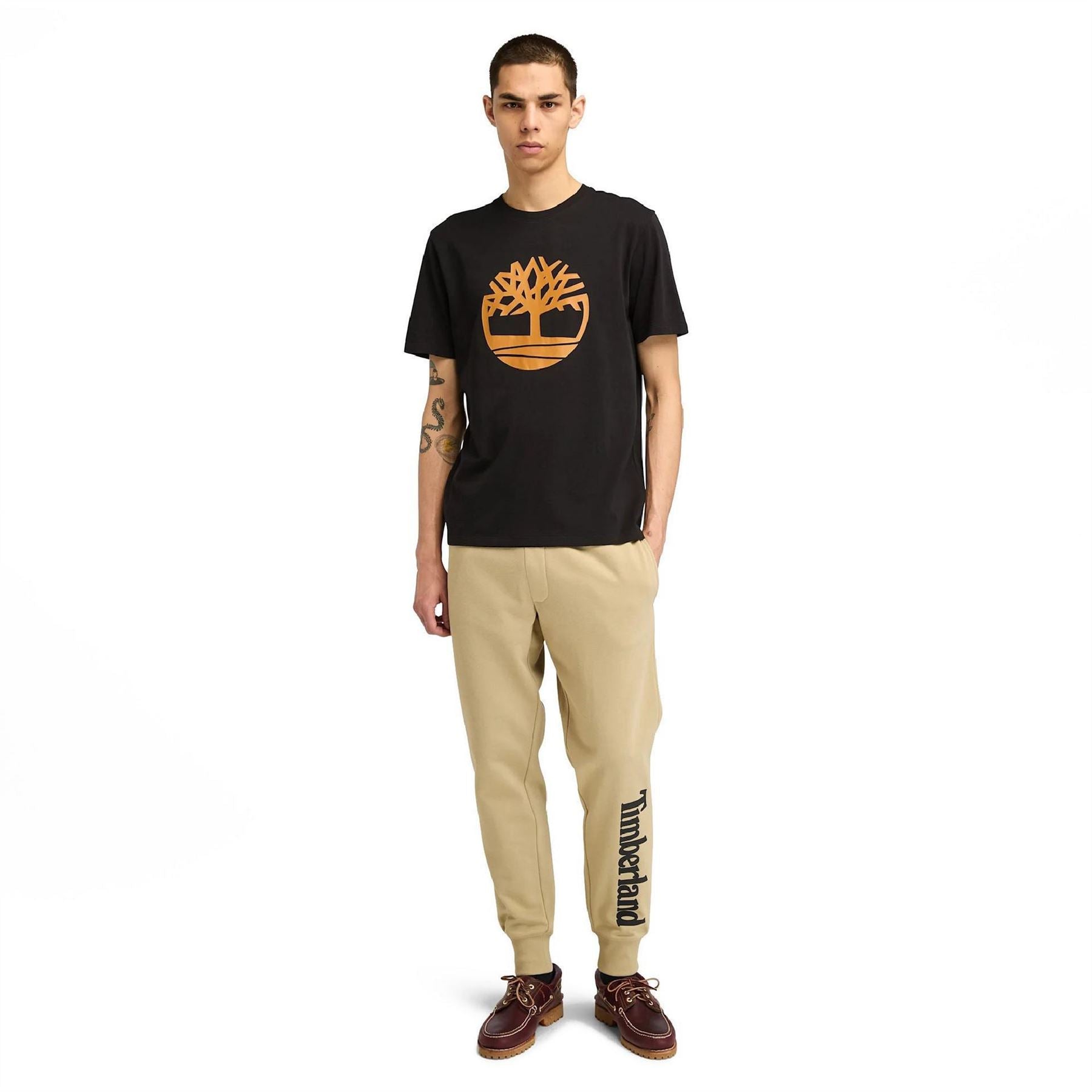 Timberland Northwood Tree Logo Cotton Short Sleeve T-Shirt