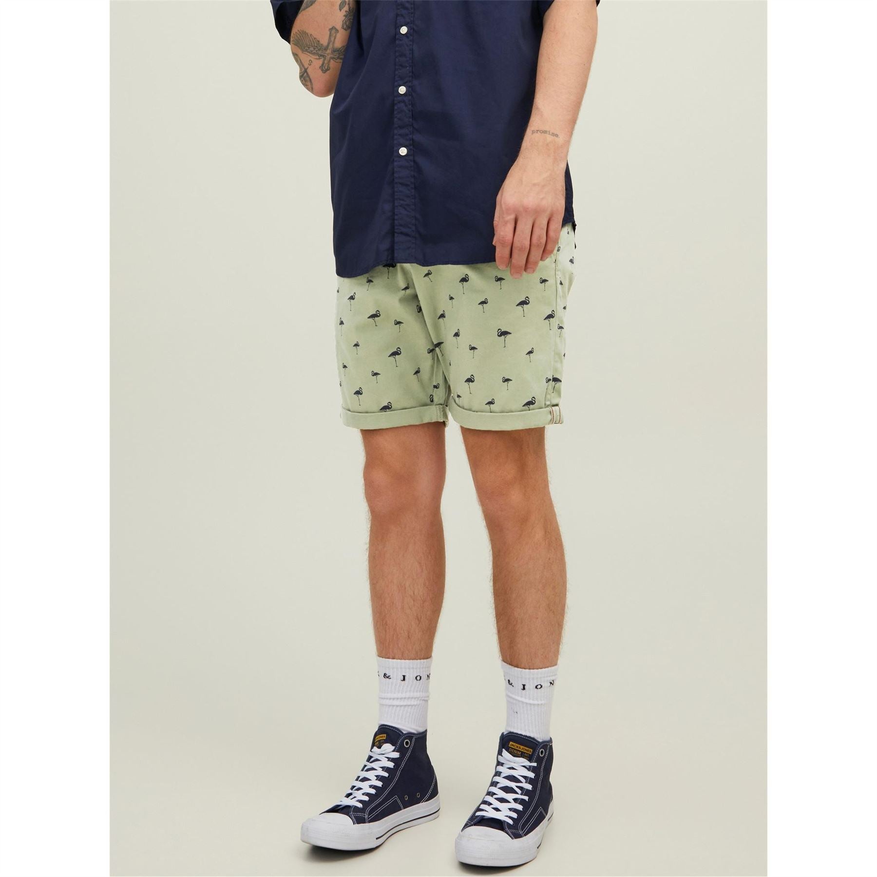 Jack and Jones Bowie Mid Rise Chino Shorts