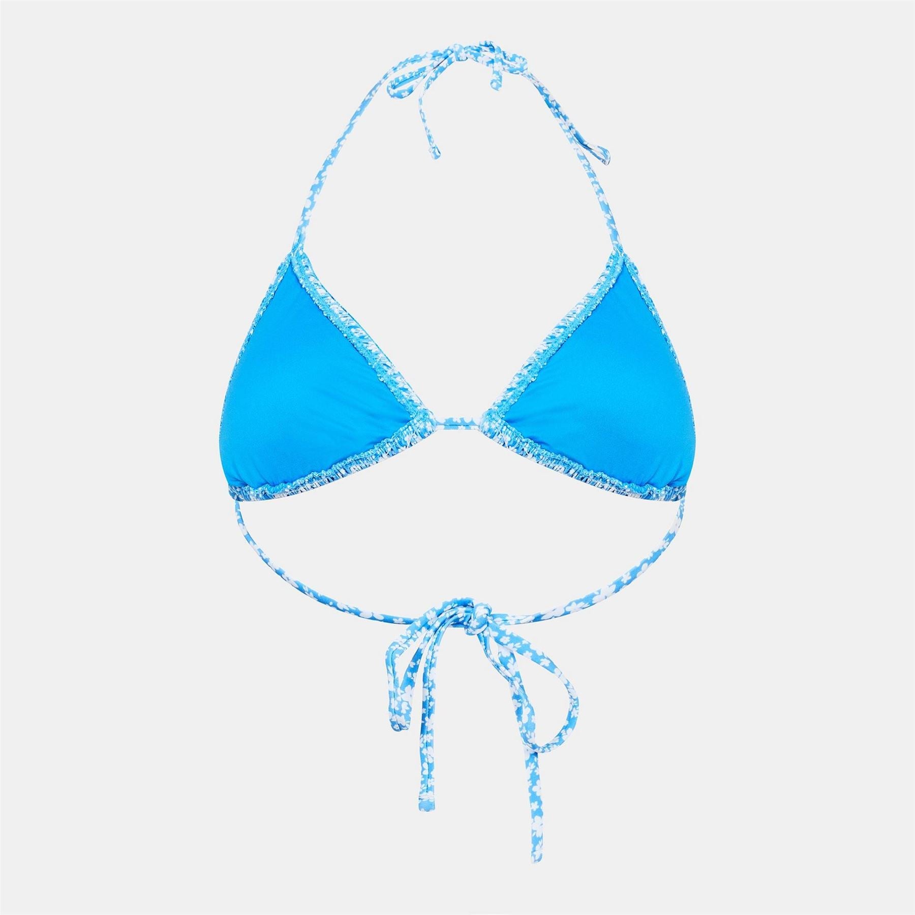 Jack Wills Shirred Triangle Bikini Top