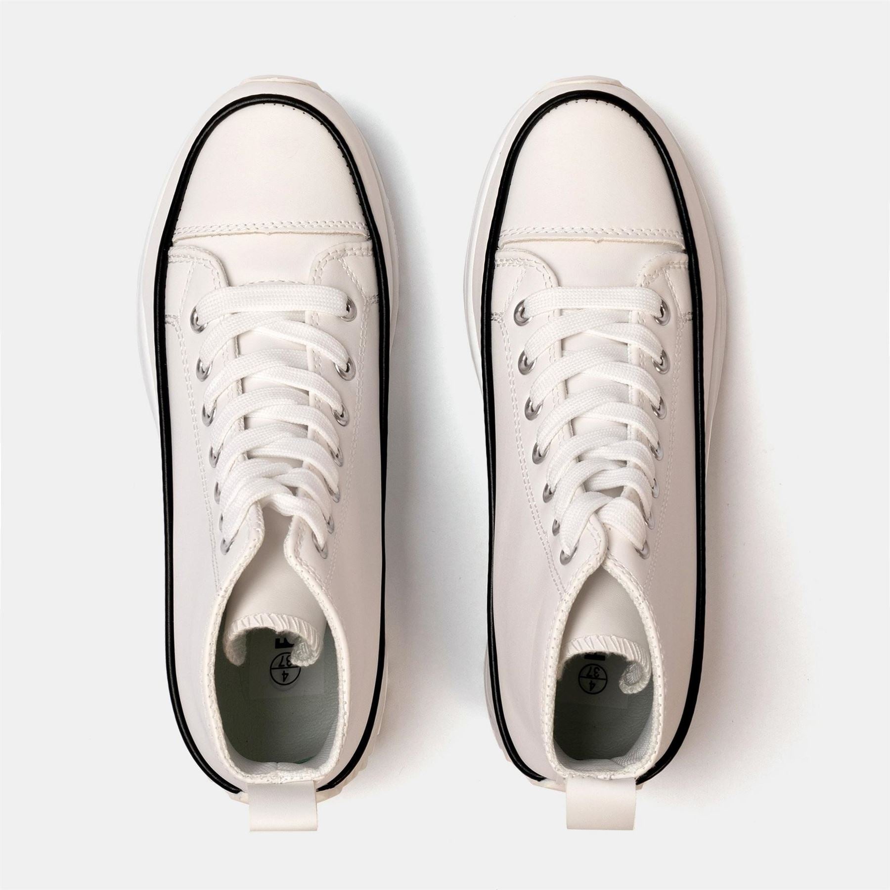 Firetrap Platform Hi Top Ladies Trainers