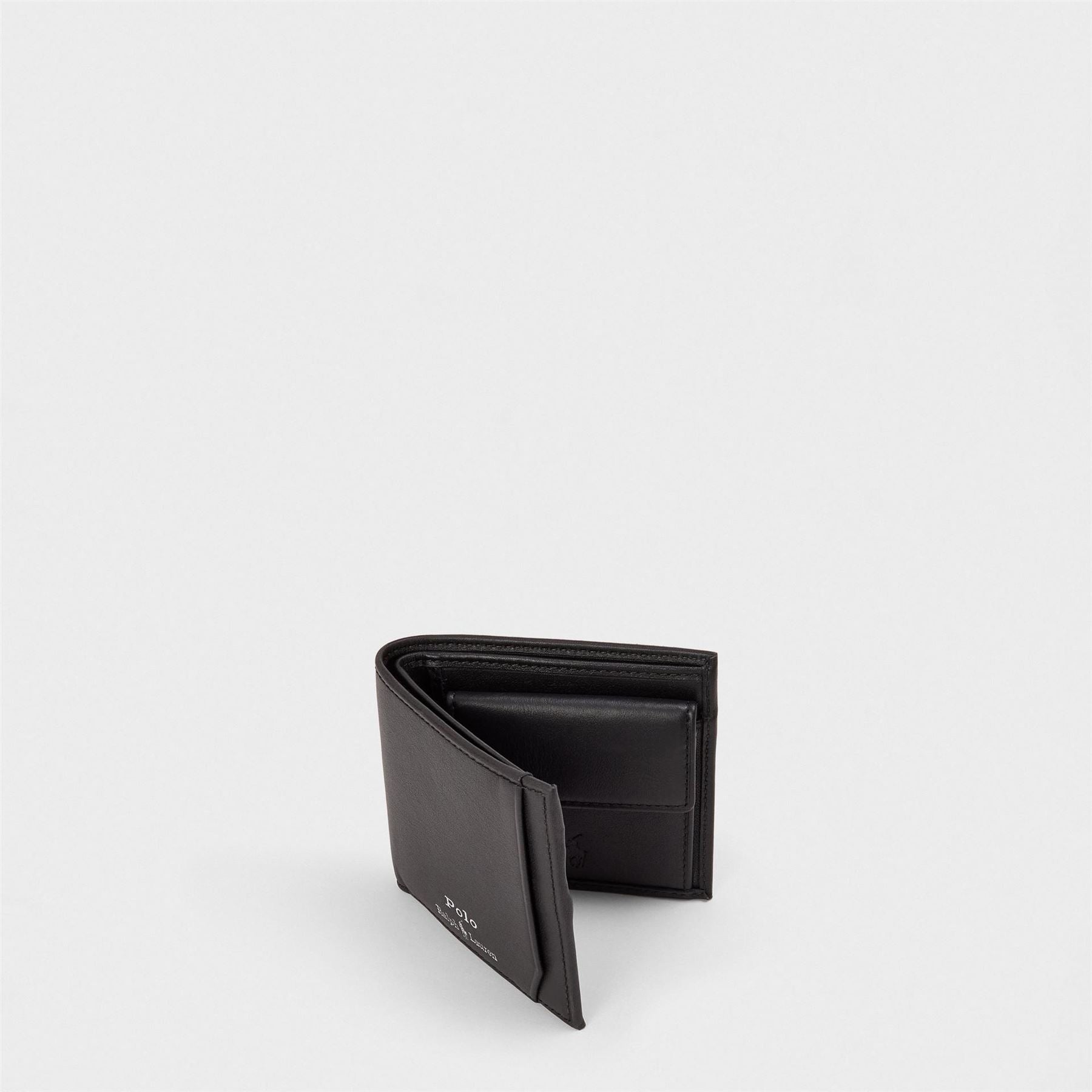 Polo Ralph Lauren Smooth Leather Coin Billfold Wallet