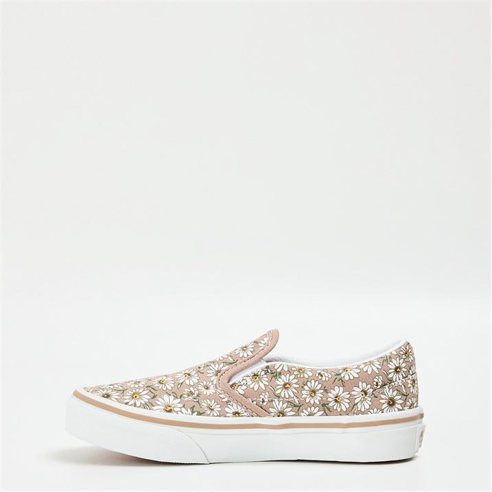 Vans Kids Classic Color Theory Checker Canvasas Slip On Trainers