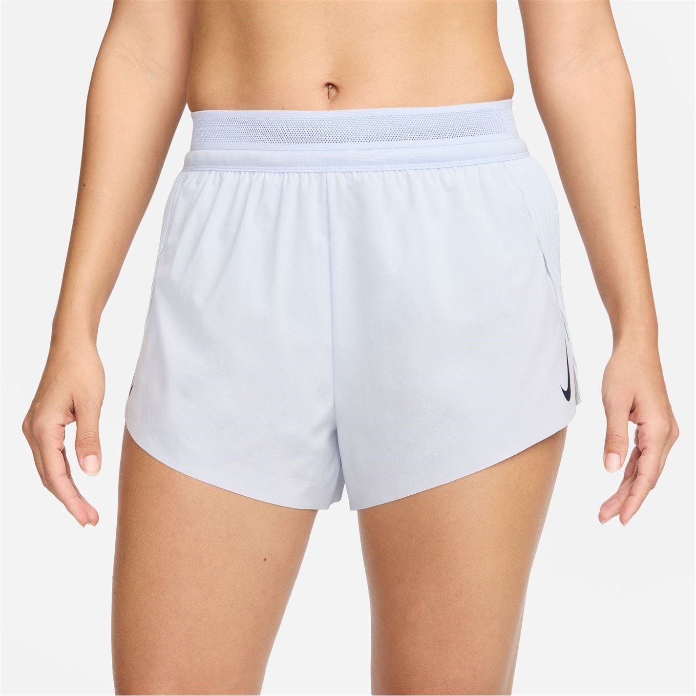 Nike Womens Aeroswift Dri Fit Adv Mid Rise 3 Running Shorts