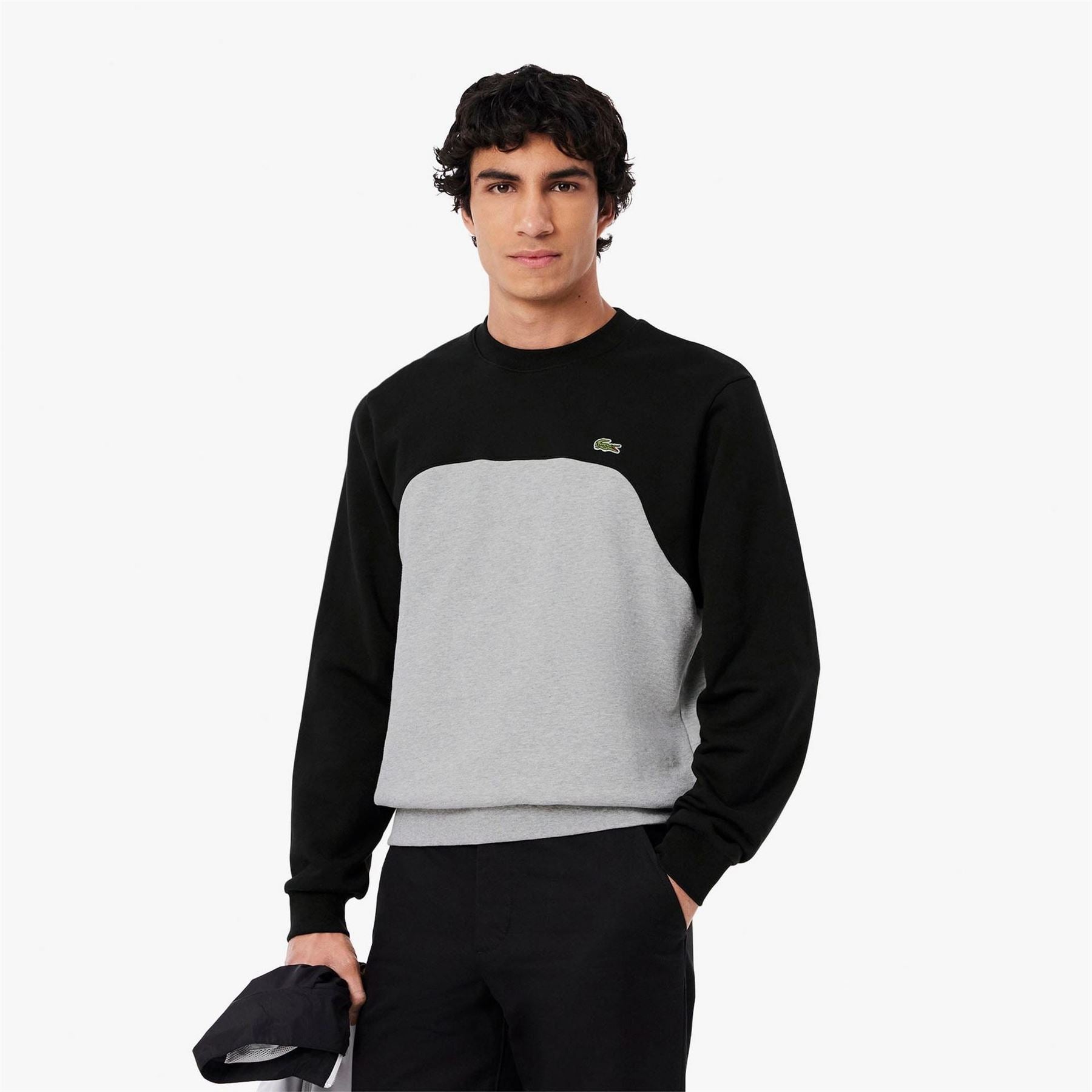 Lacoste Block Cotton Fleece Sweatshirt