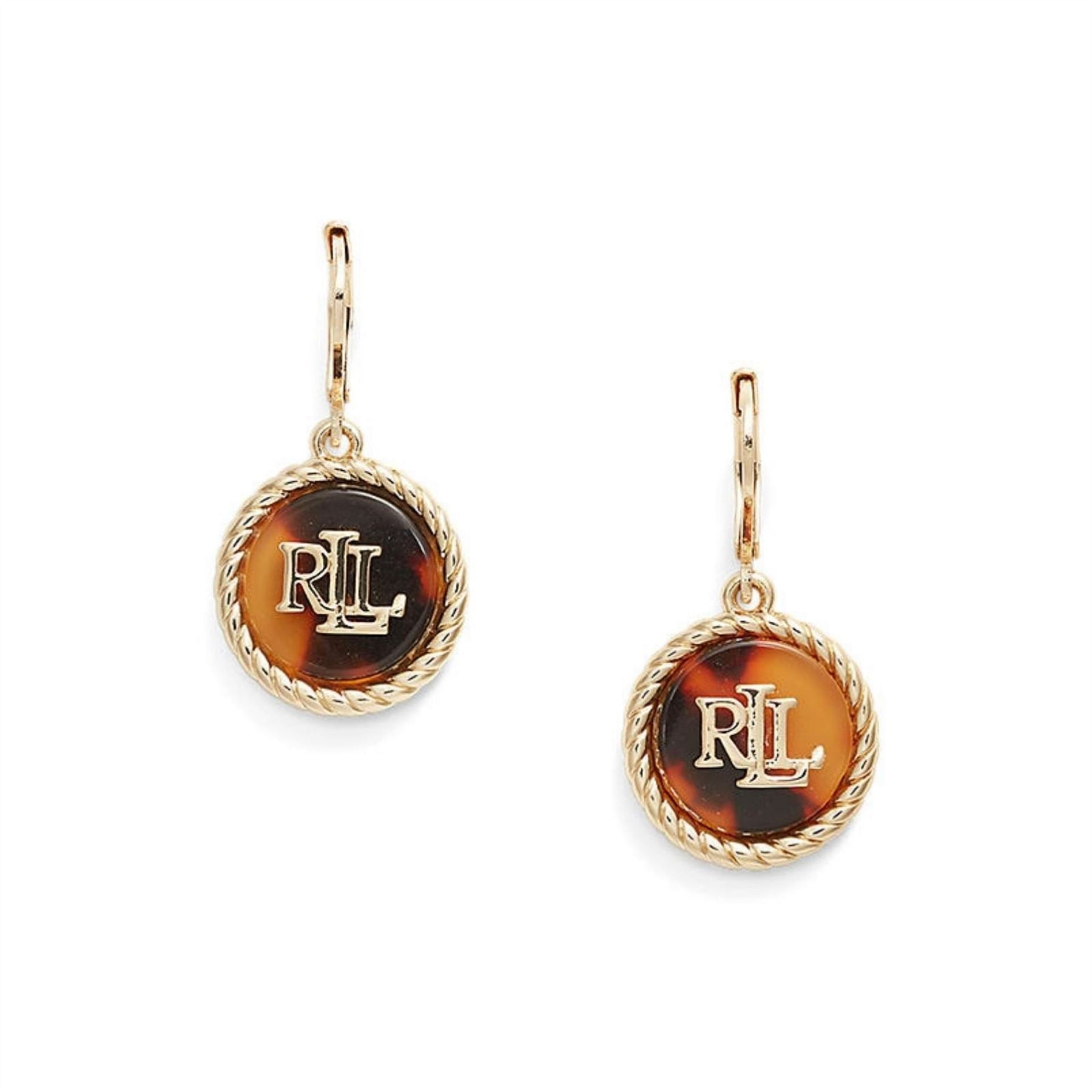 Ralph Lauren Logo Drop Earrings