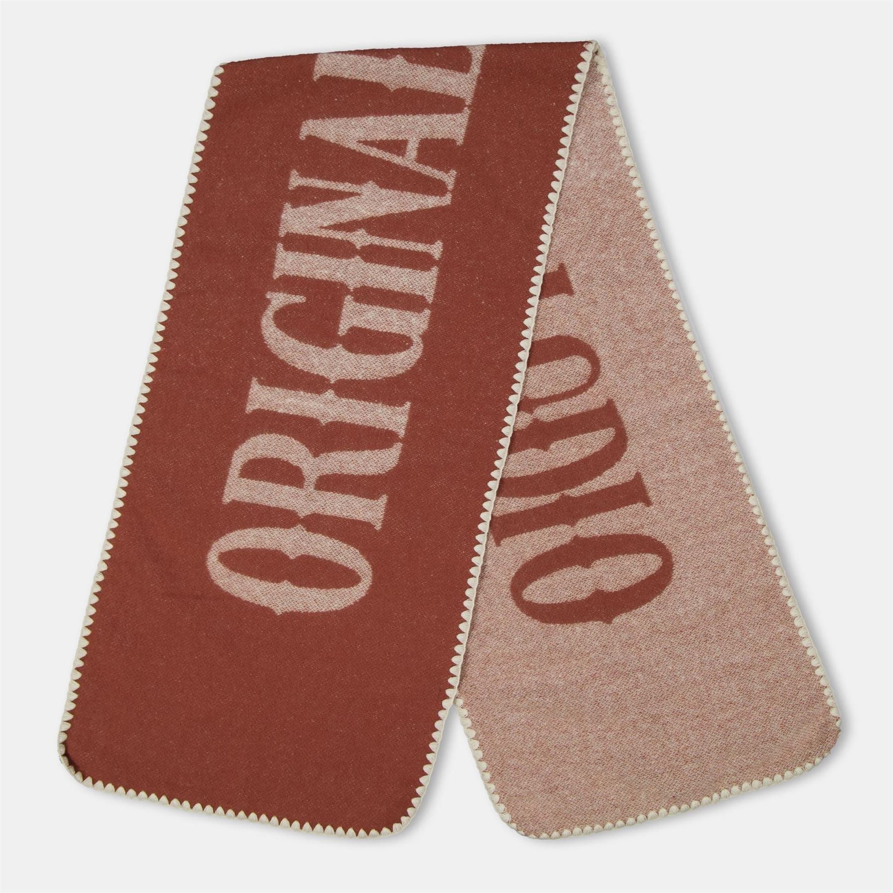 Jack and Jones Solid Oblong Scarf with Crochet Detail