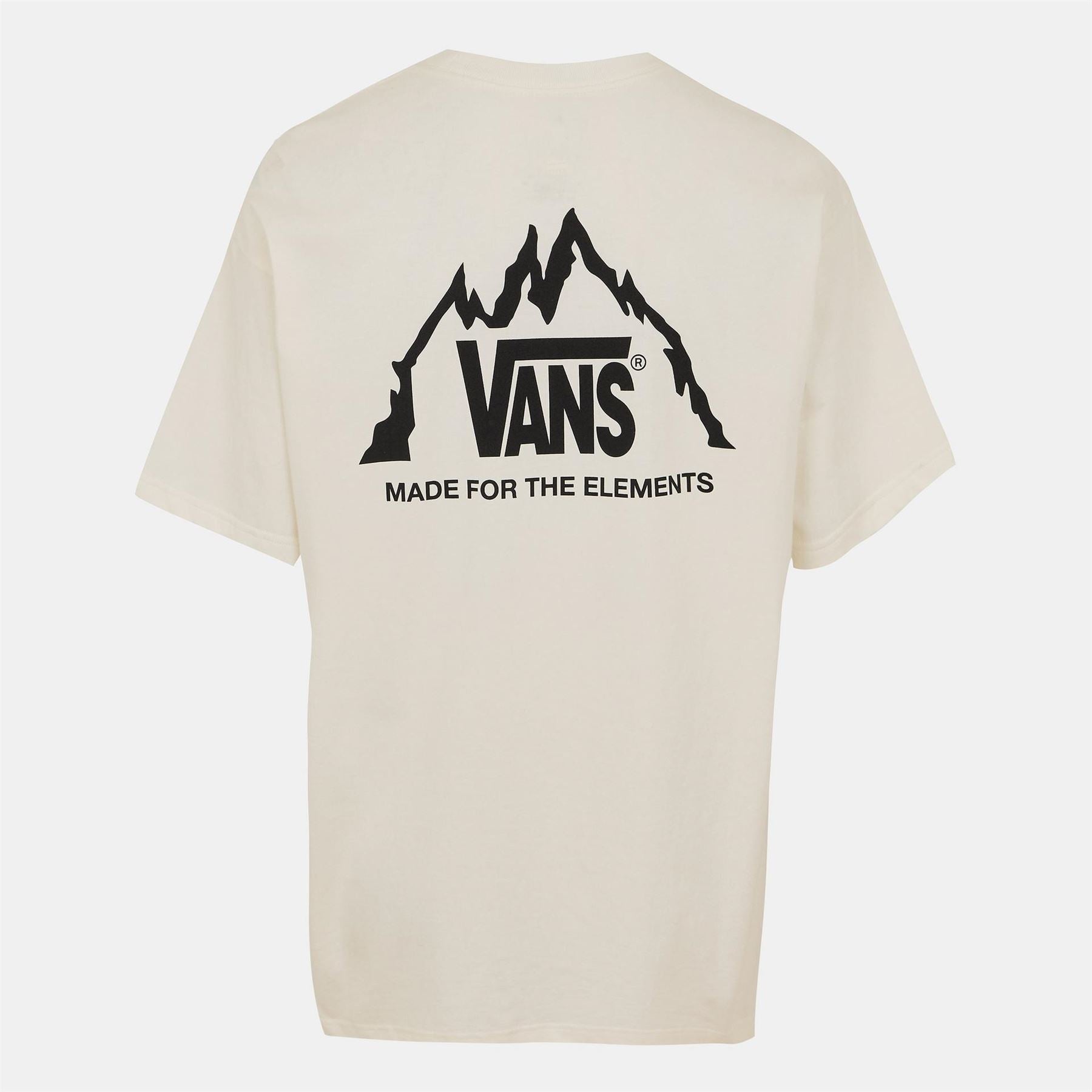 Vans Adults Mte Crestline Short Sleeve Egret T-Shirt