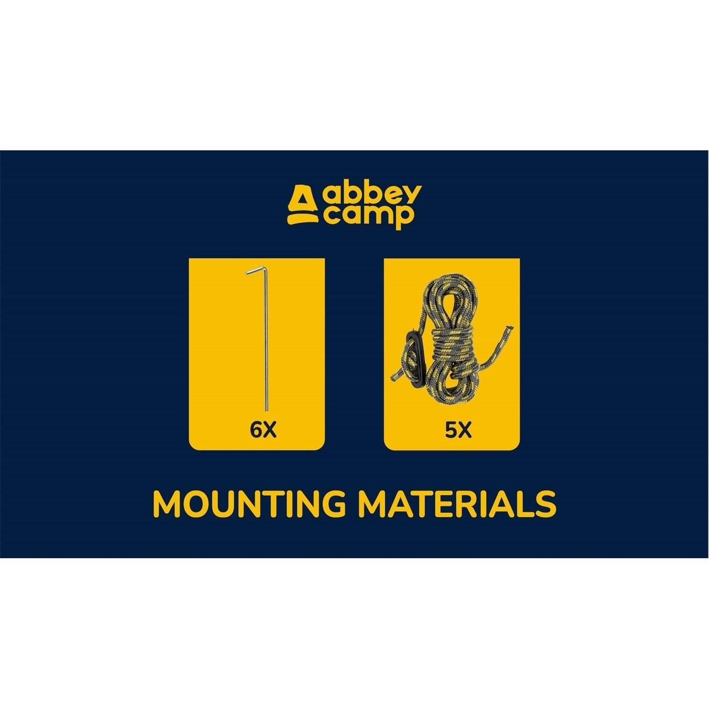 Abbey Camp Camp Windbreak Inflatable 240 cm