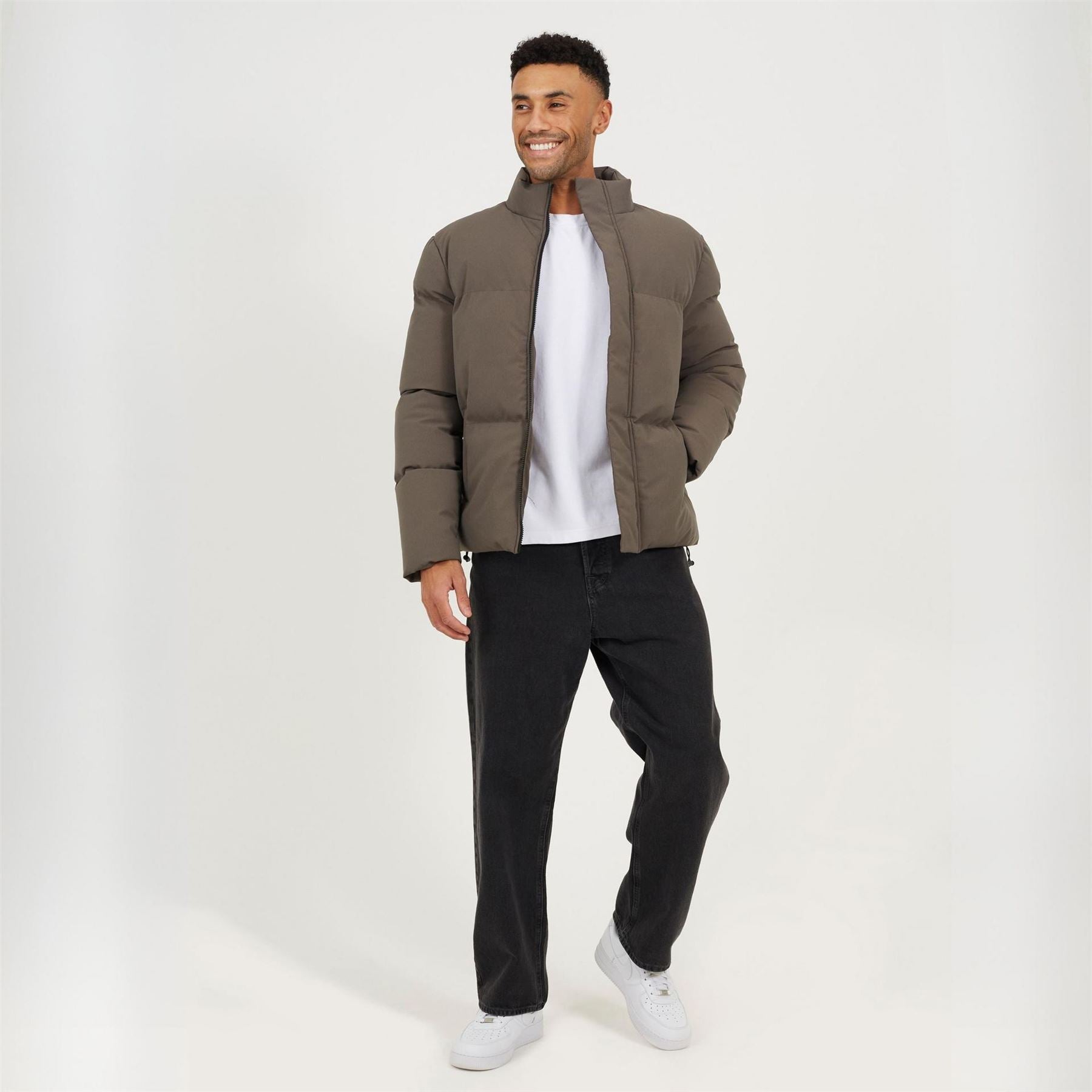 Brave Soul Medium Puffer Jacket