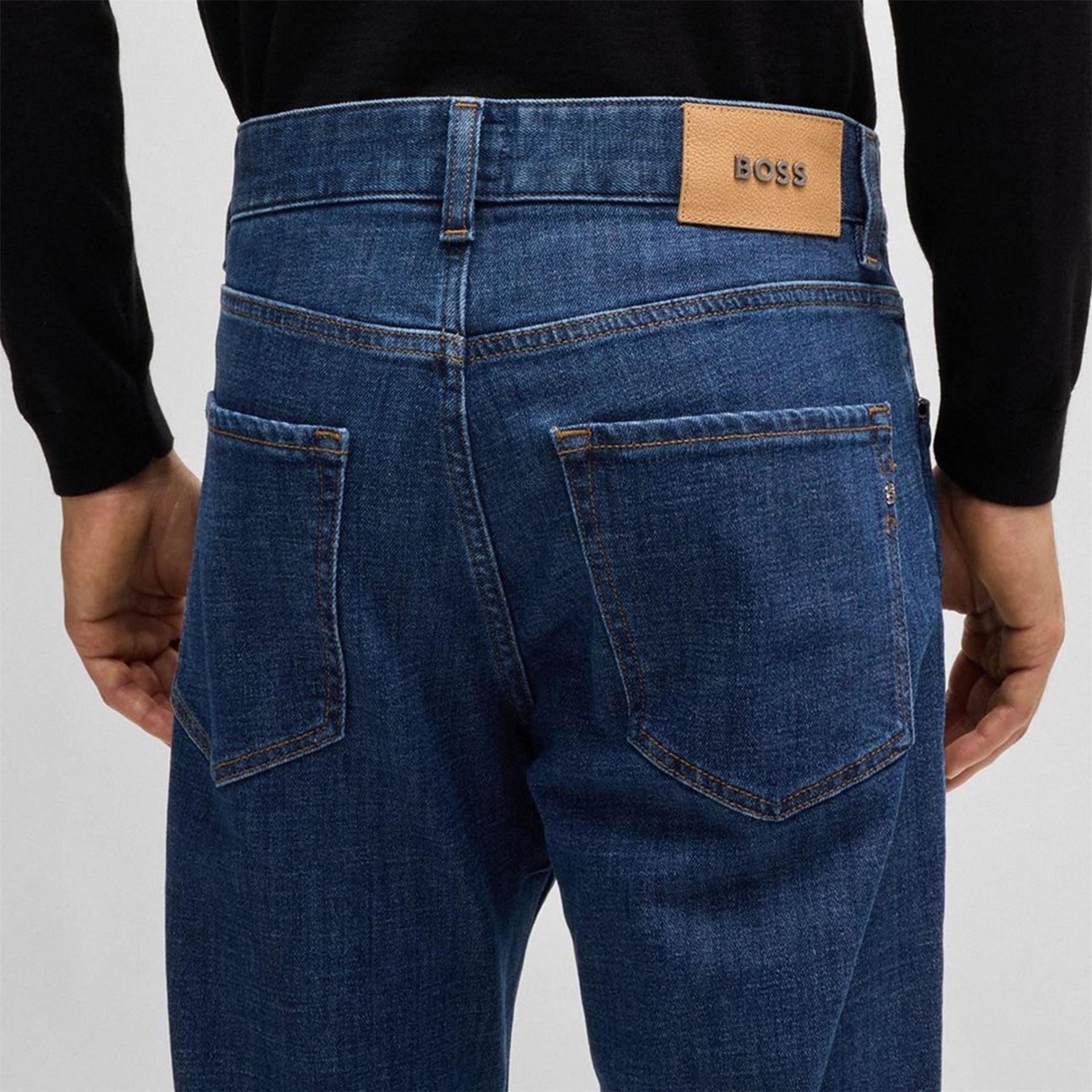 Boss Five Pocket Design Regular Fit Jeans