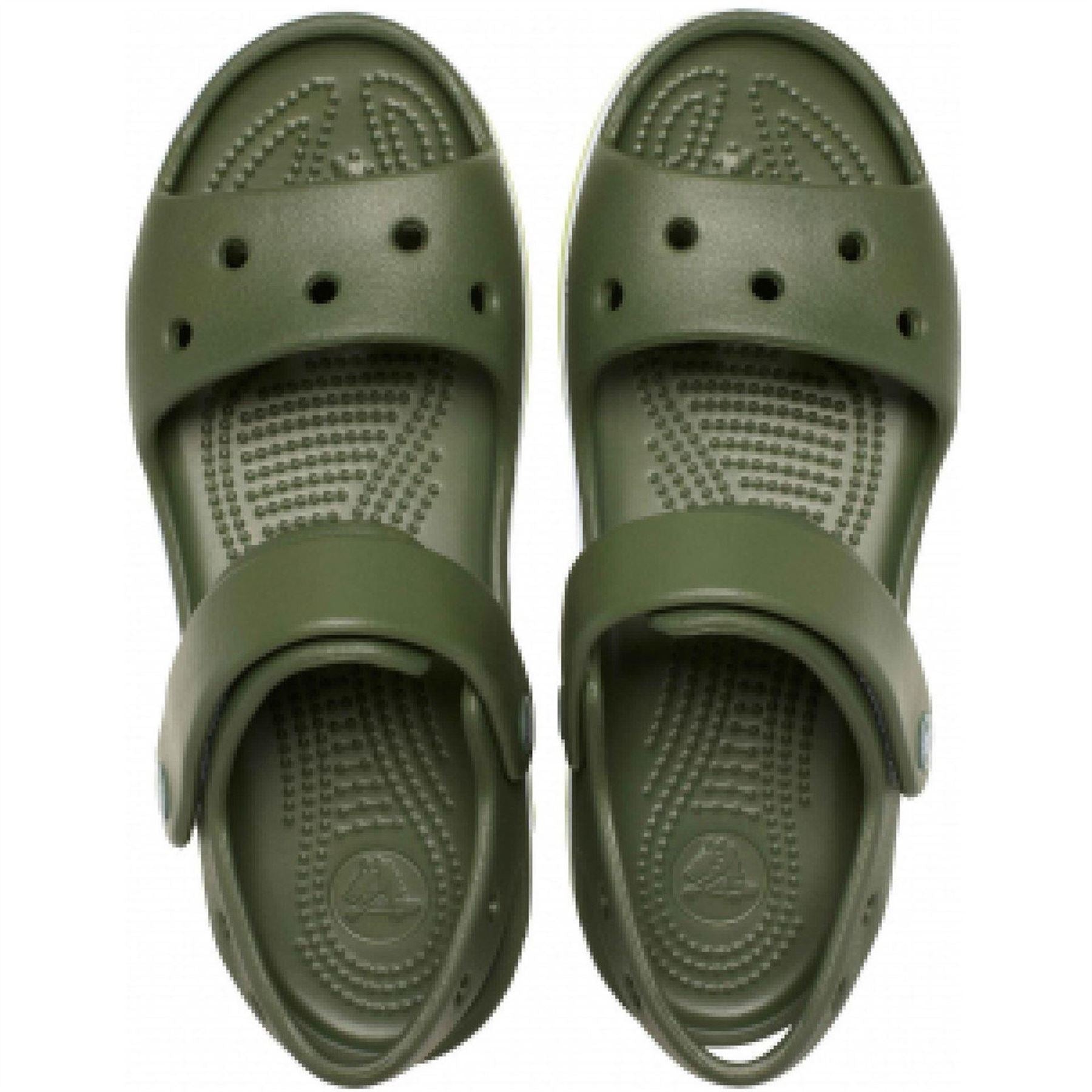 Crocs Bayaband Stripe Patterned Closed Toe Sandals