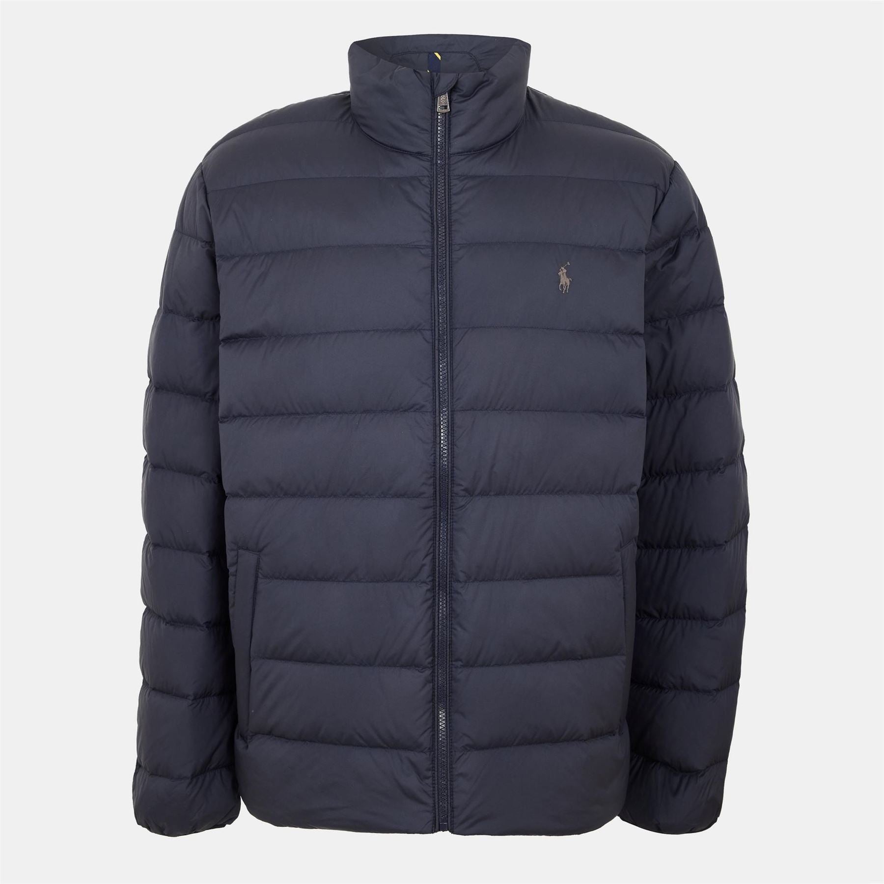 Polo Ralph Lauren Colden Solid Patterned Puffer Jacket with Zipped Pocket
