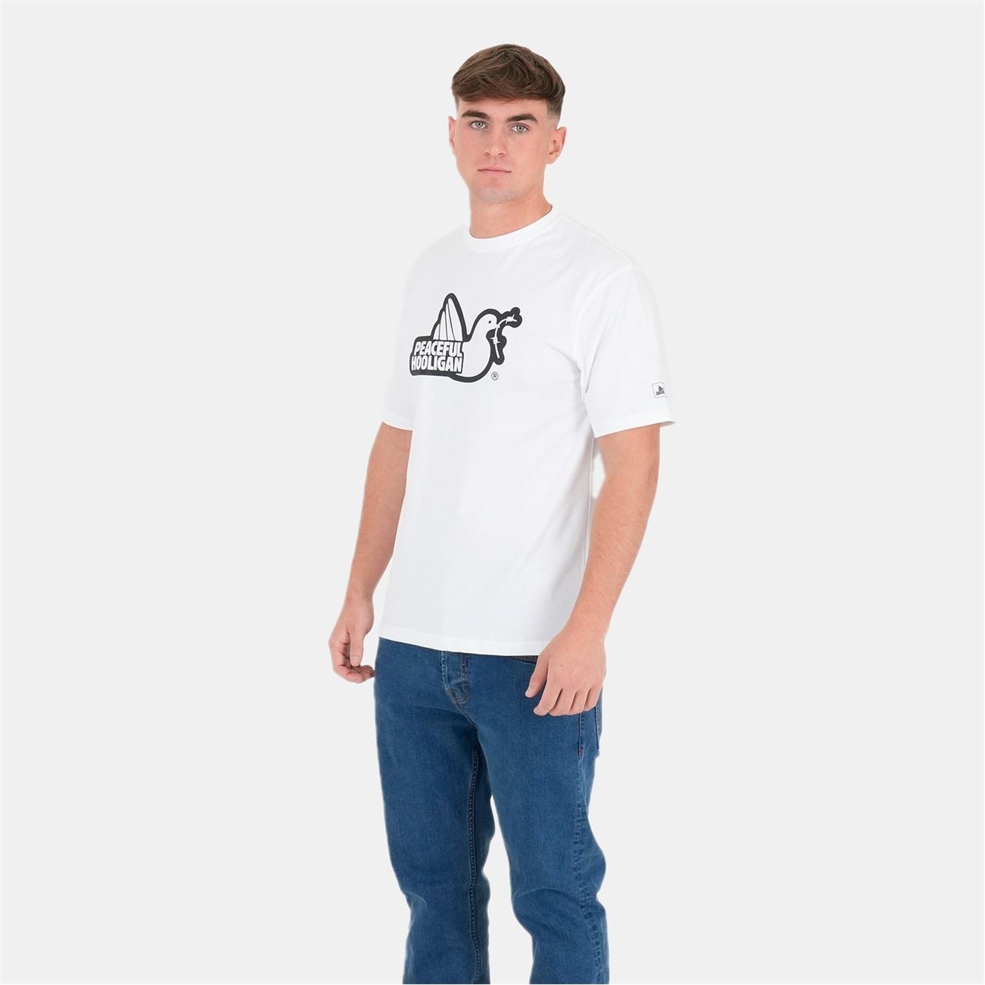 Peaceful Hooligan Outline Tee