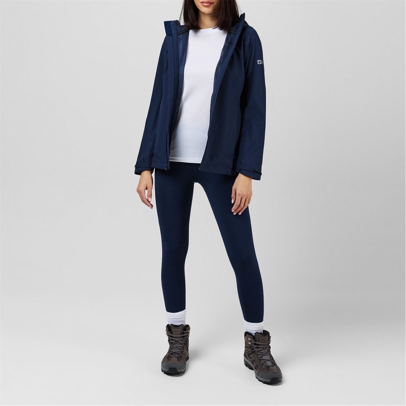 Jack Wolfskin Packgo Hooded Rain Jacket