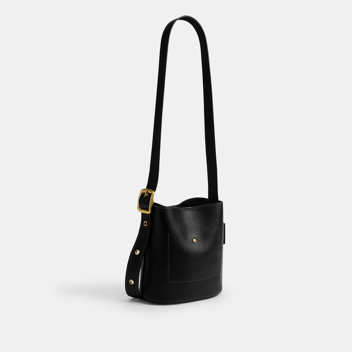 Coach Bleeker Cylinder Shape Cross Body with Patch