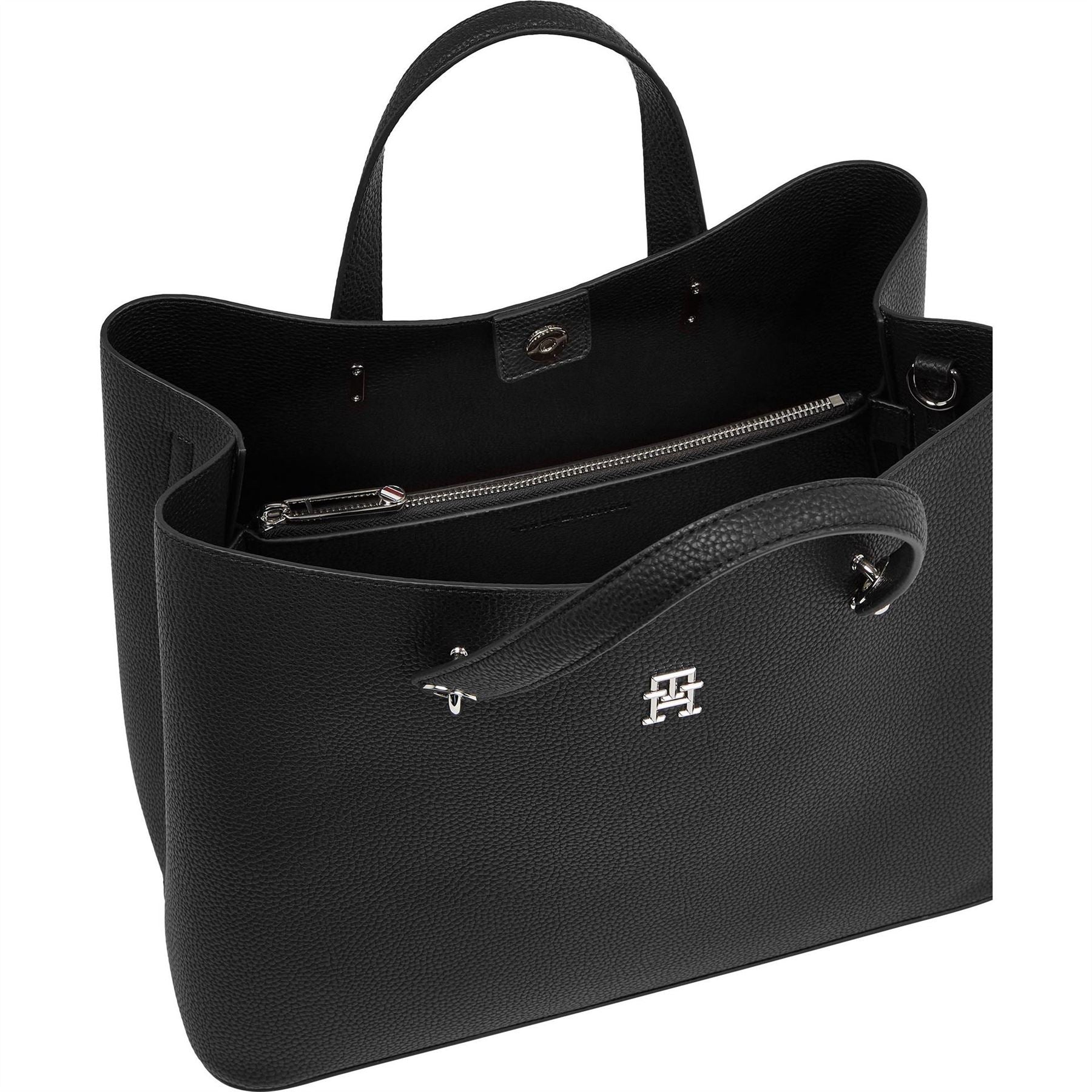 Tommy Hilfiger Emblem Satchel Bag