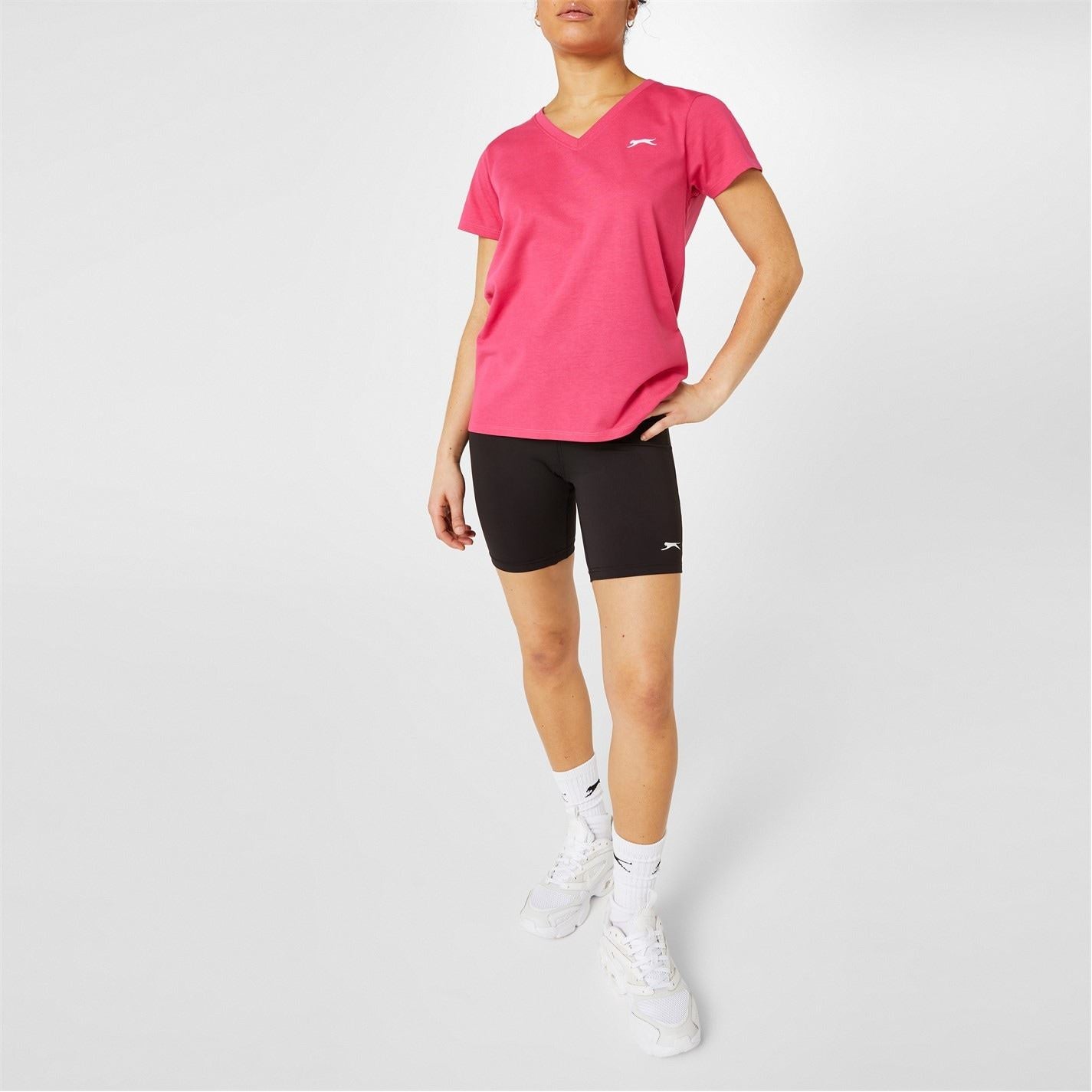 Slazenger Ladies V Neck Tee Shirt