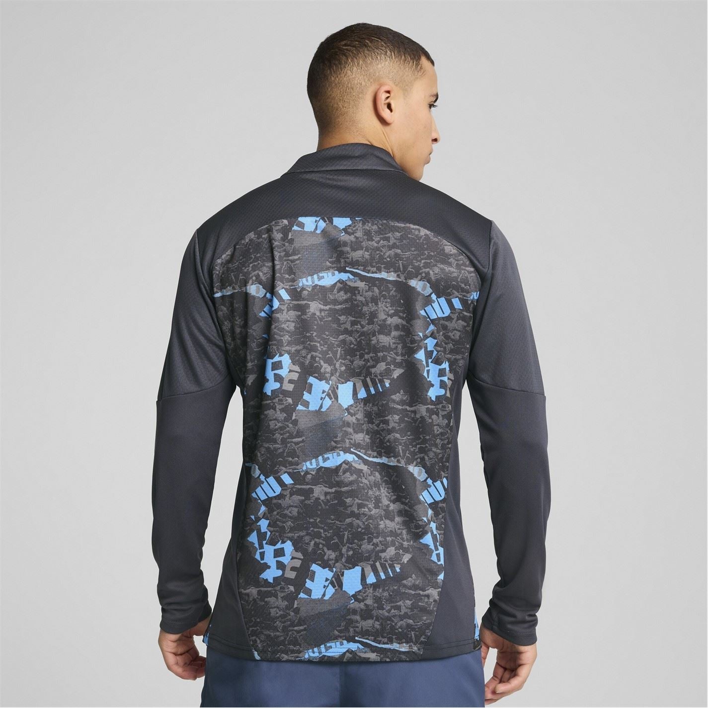 Puma Manchester City Pre Match Quarter Zip Top 2024 2025 Adults