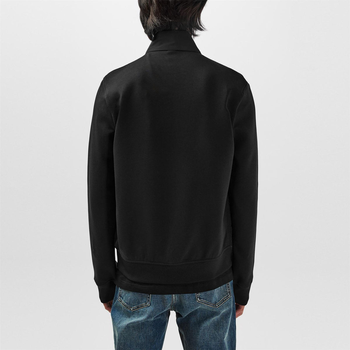 PS Paul Smith Sports Stripe Mixed Media Hybrid Jacket